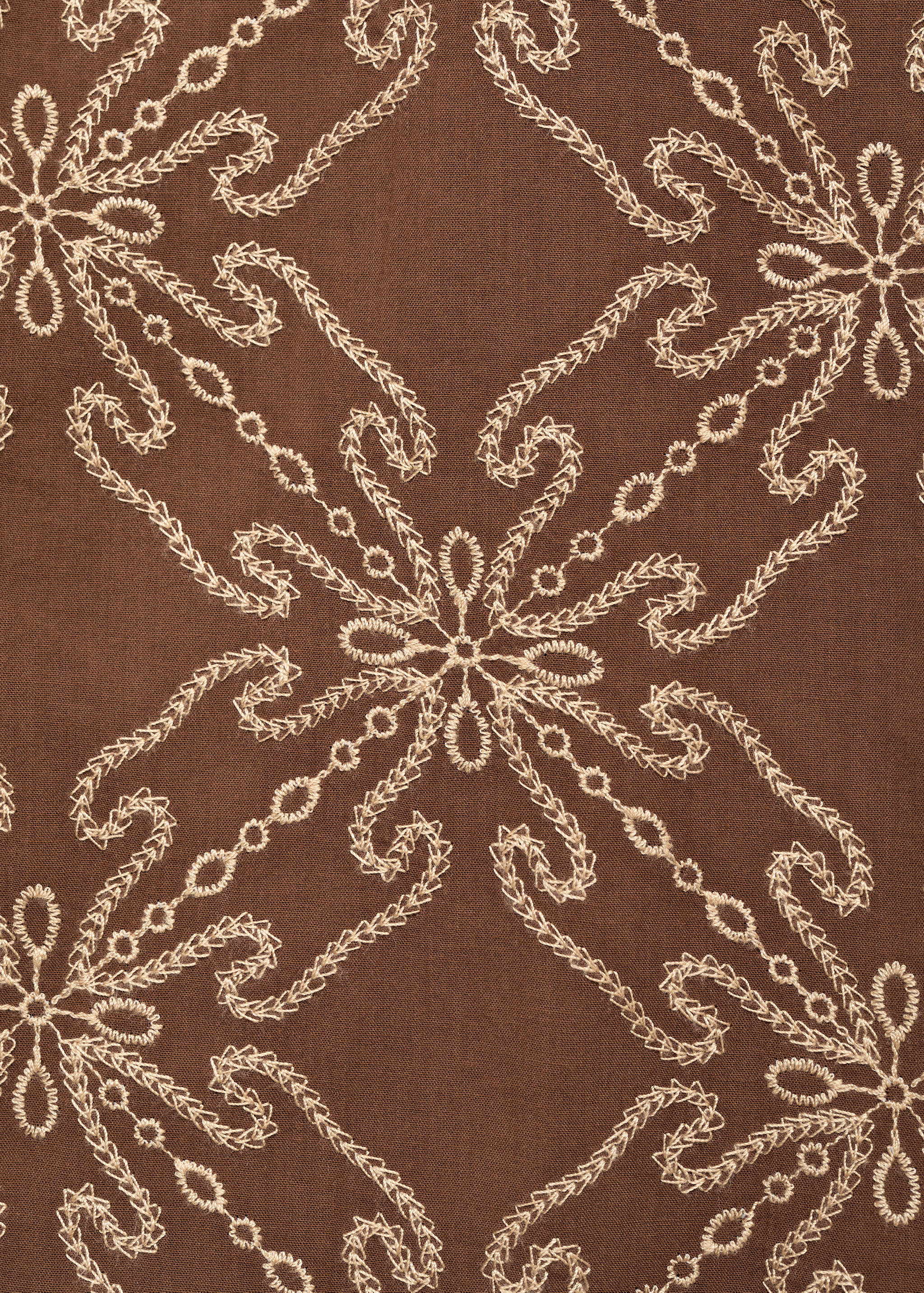 Camisa brodada màniga curta - Detall de l'article 0