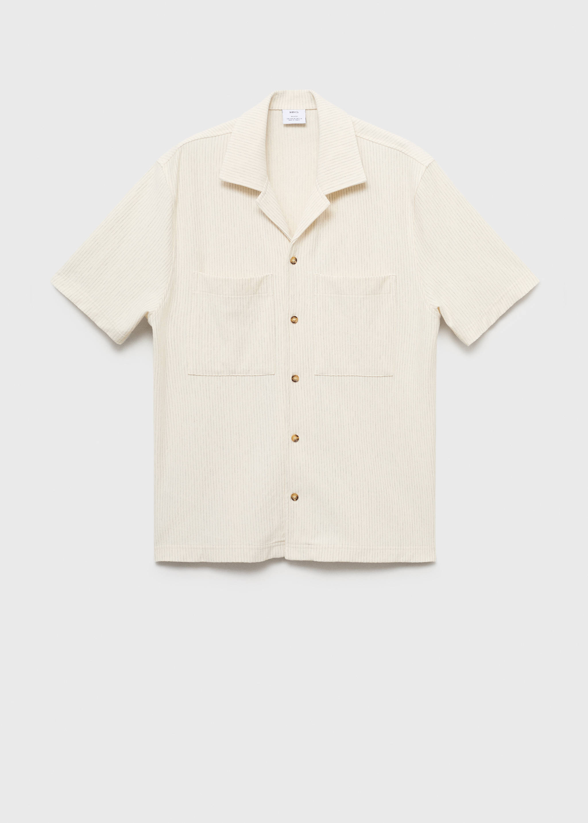 Gestreiftes Baumwollhemd - Artikel ohne Model