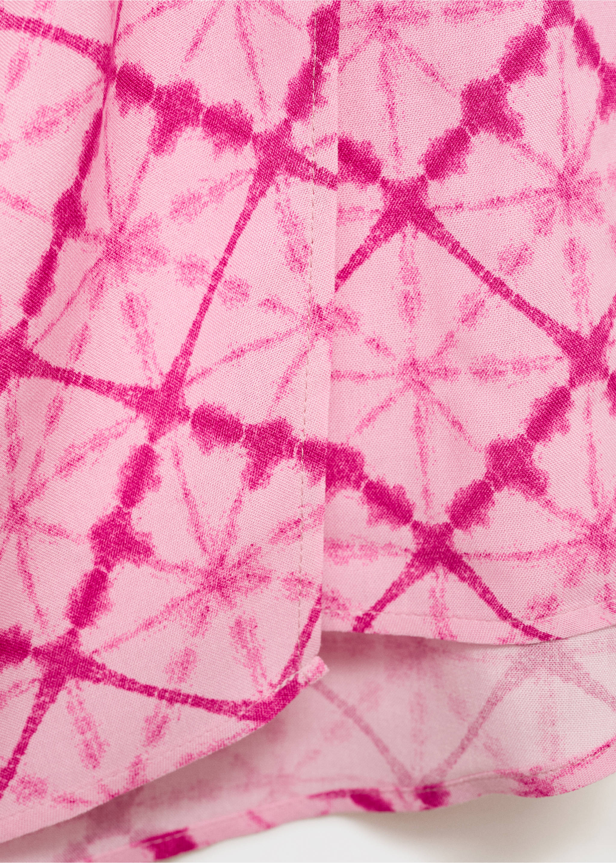 Wrap print skirt - Details of the article 0, Pink. Ref: 87039221-00.