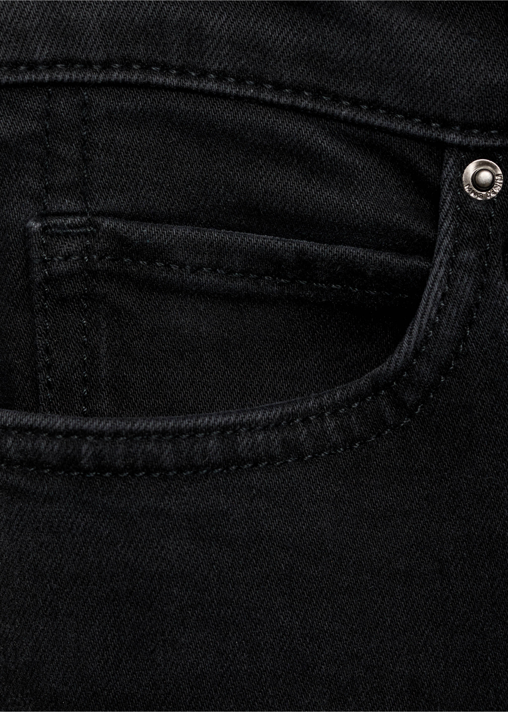 Jean skinny taille normale - Détail de l'article 0, Black denim. Ref: 87040240-00.
