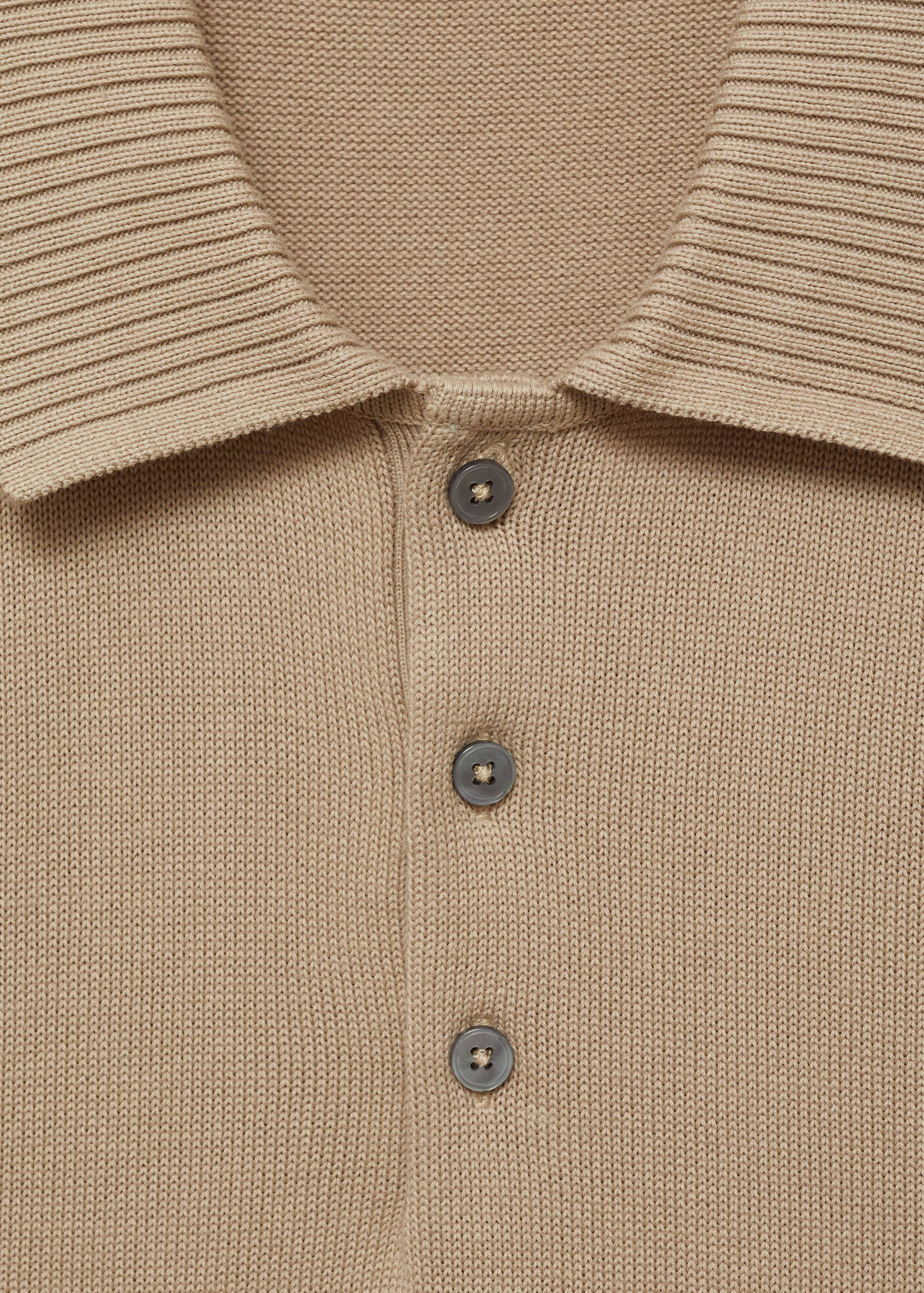 100% cotton knitted polo shirt - Details of the article 8