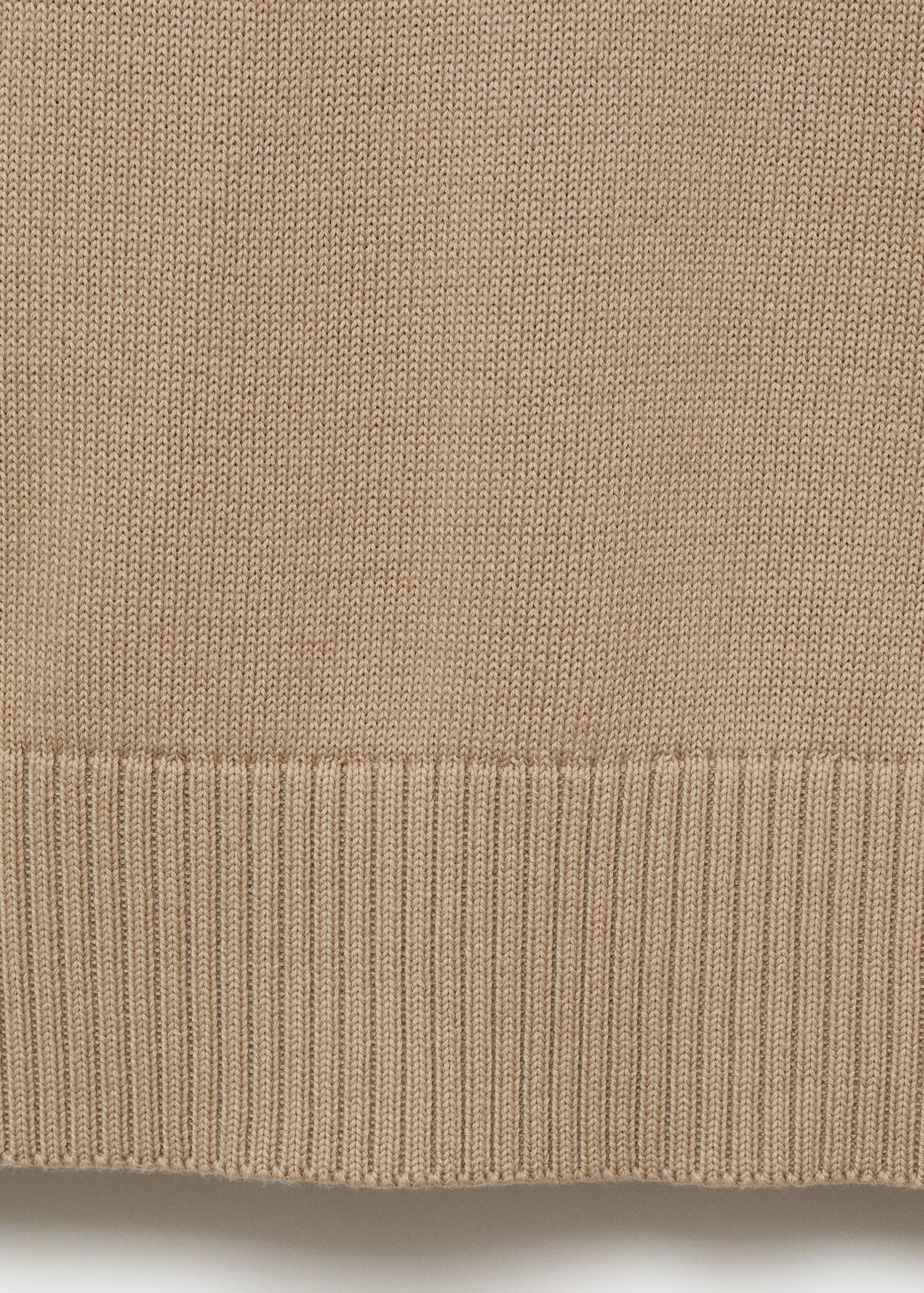 100% cotton knitted polo shirt - Details of the article 0