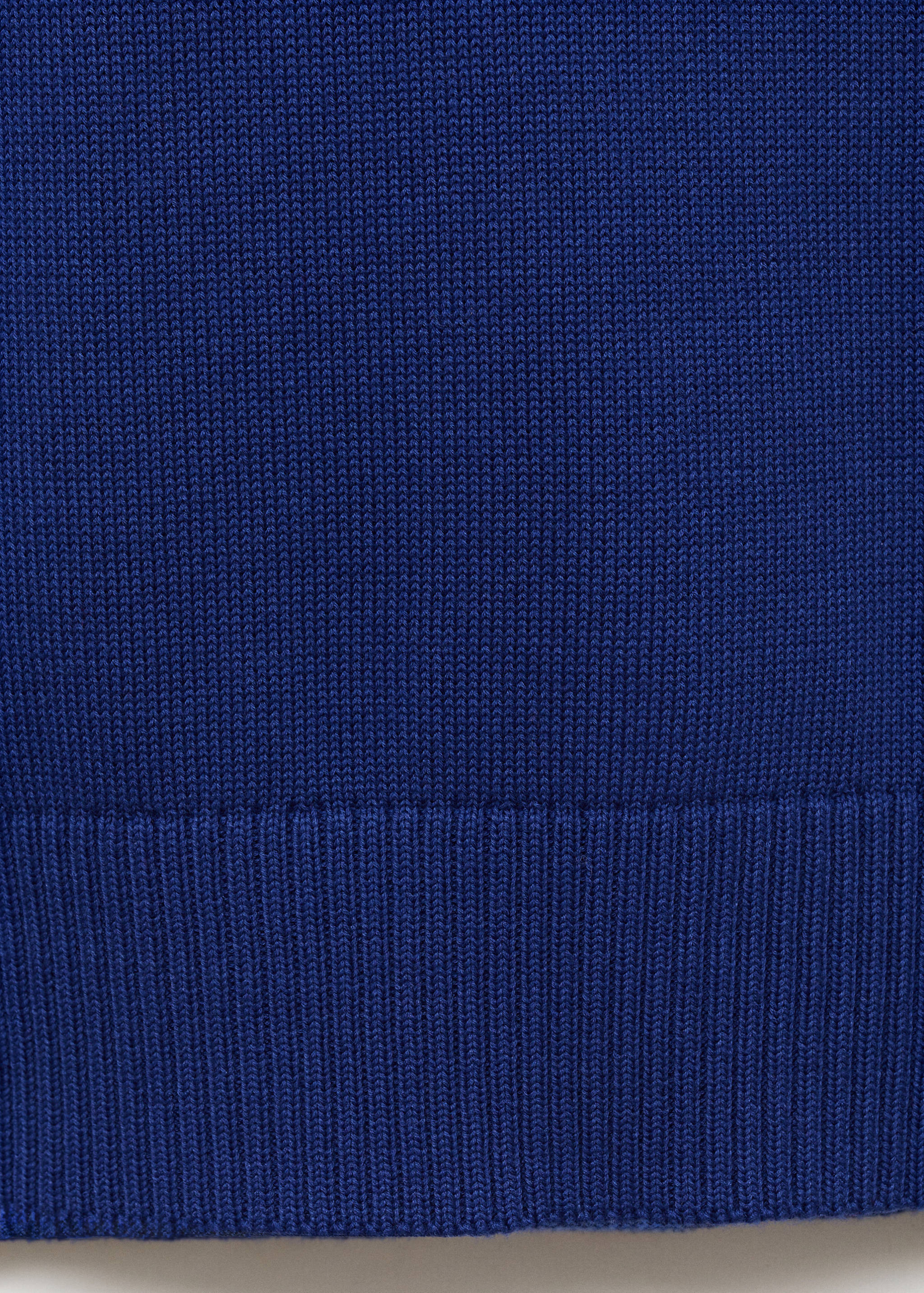 100% cotton knitted polo shirt - Details of the article 0