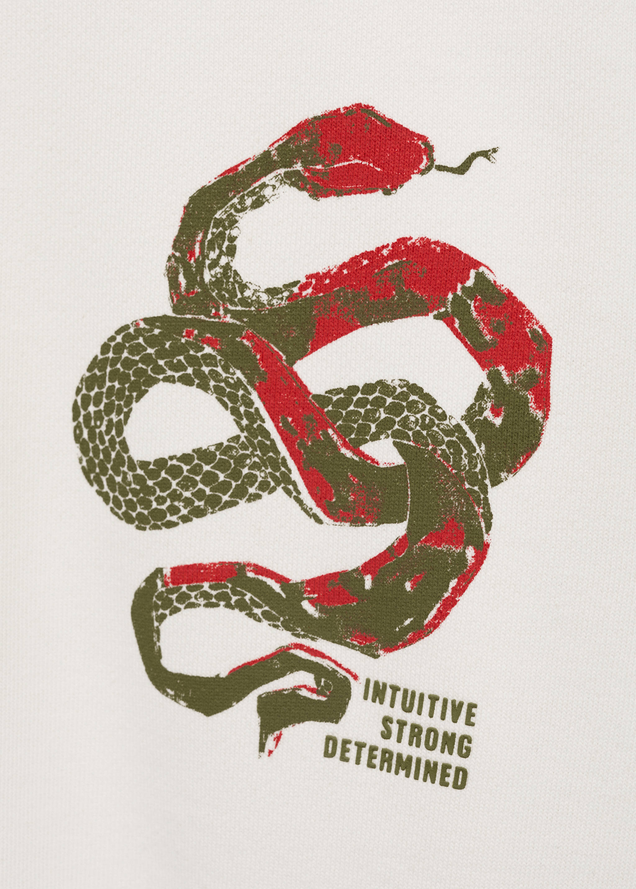 100% cotton sweatshirt with embroidered graphic on the chest - Details of the article 0