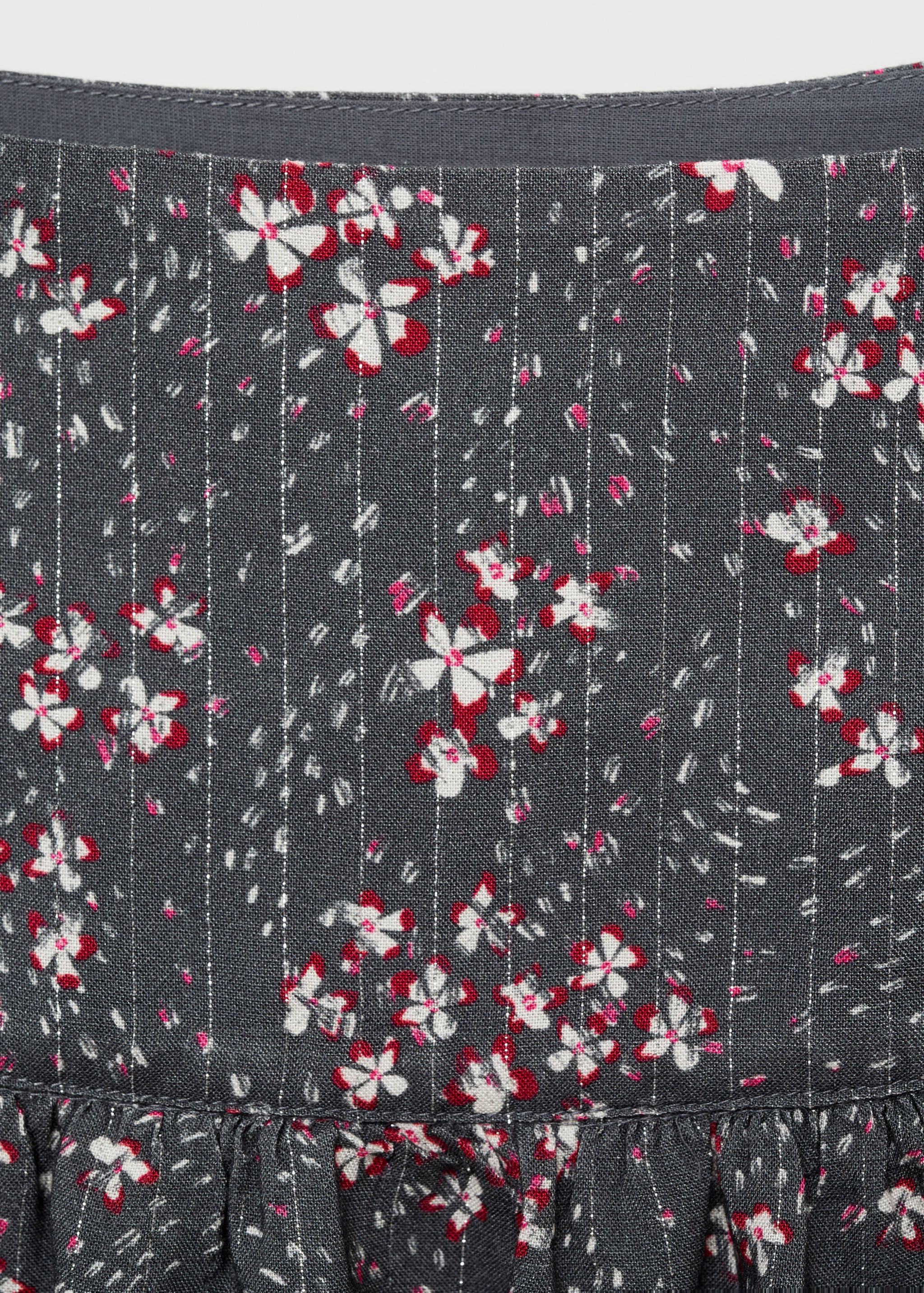 Printed skirt with ruffles - Details of the article 8