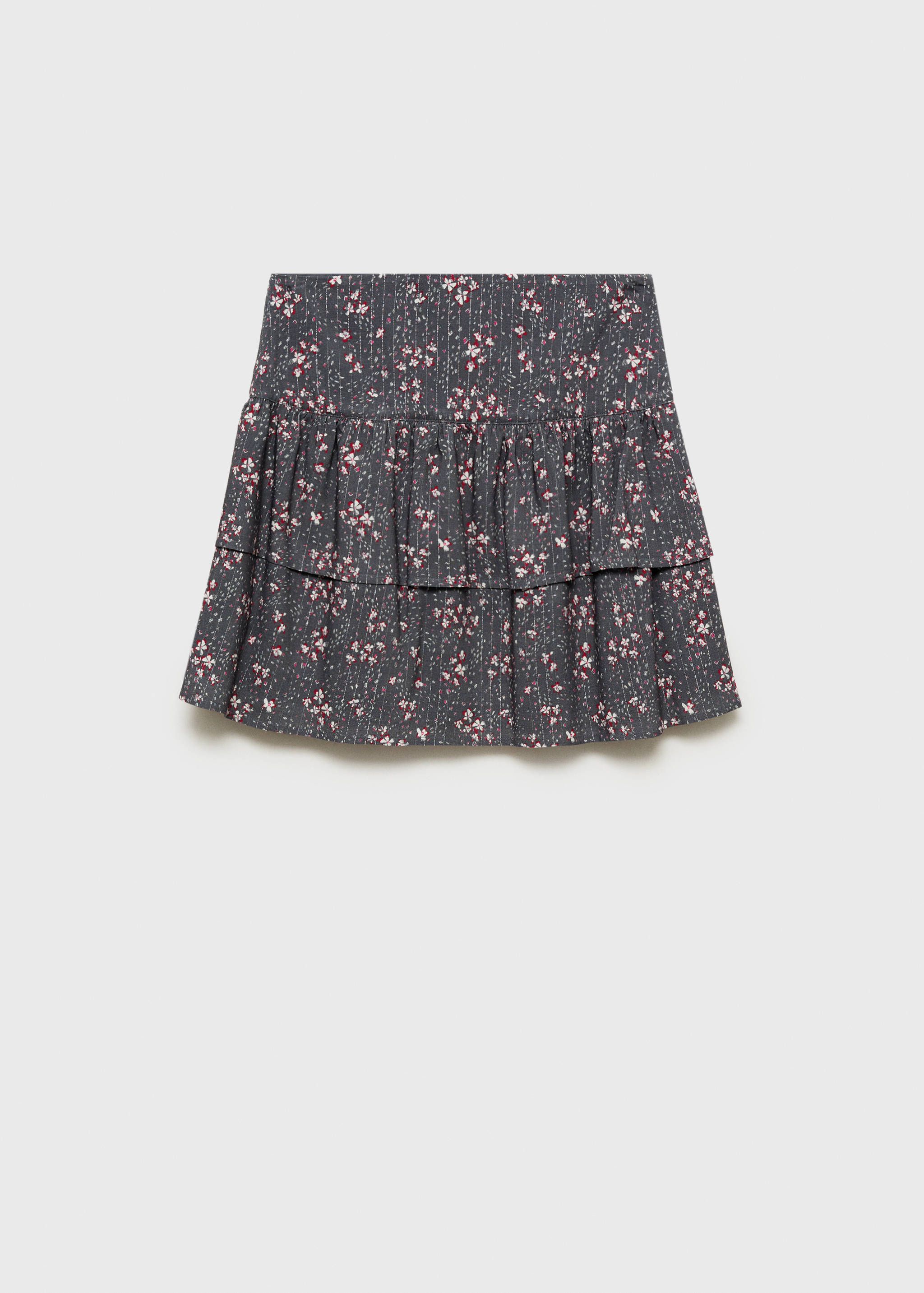 Falda estampada volantes - Artículo sin modelo