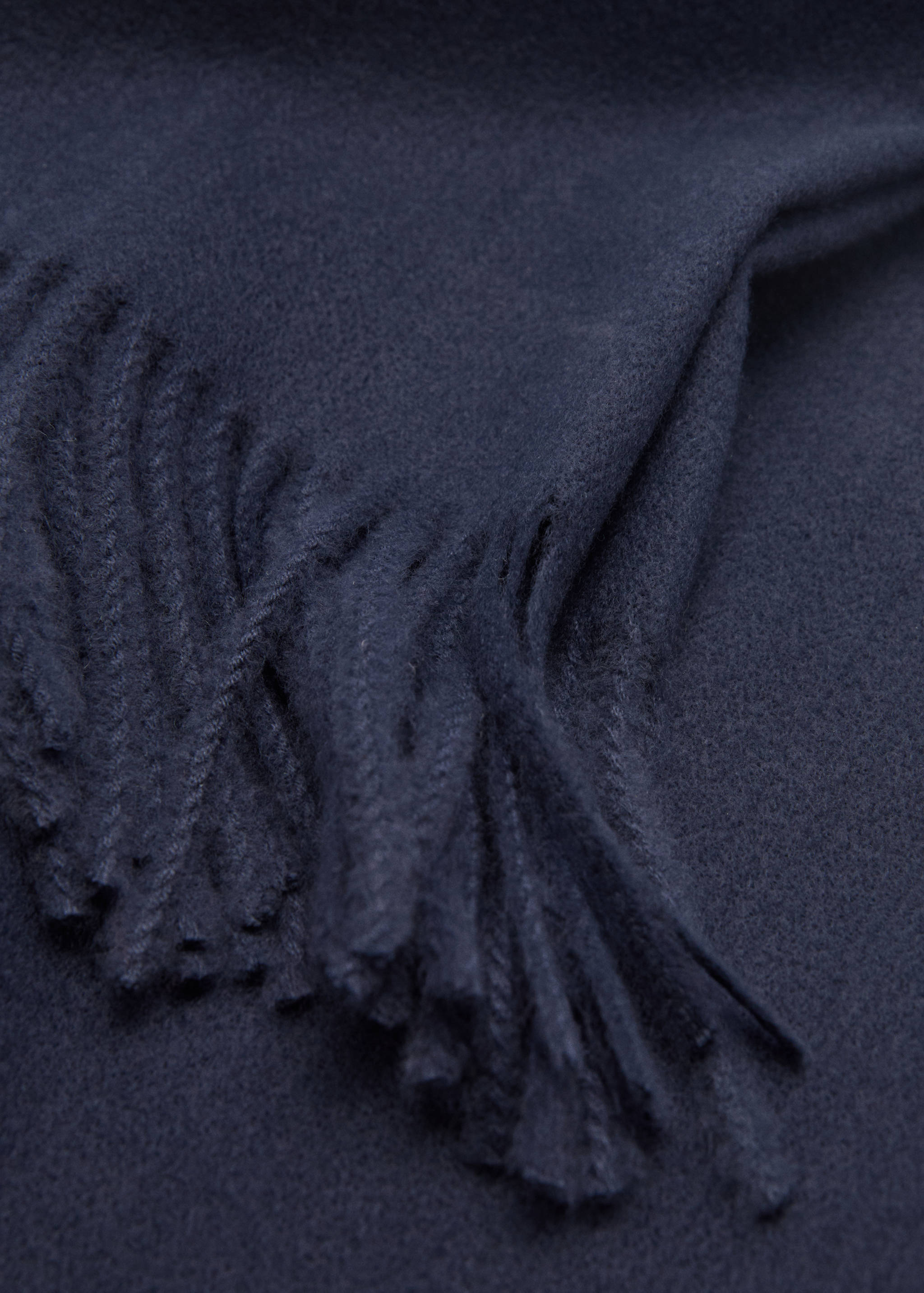 Bufanda terminaciones flecos - Plano medio