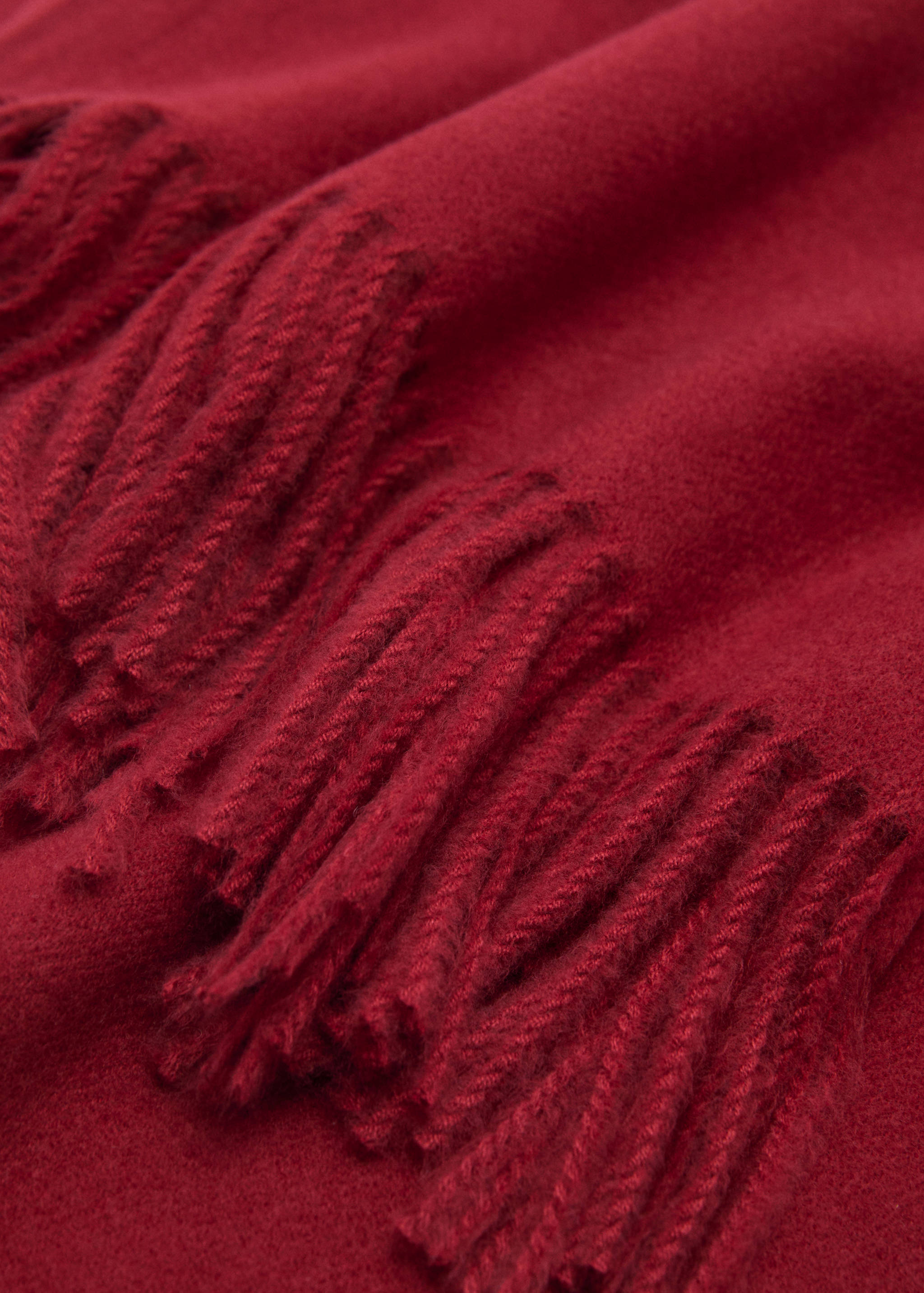 Bufanda terminaciones flecos - Plano medio