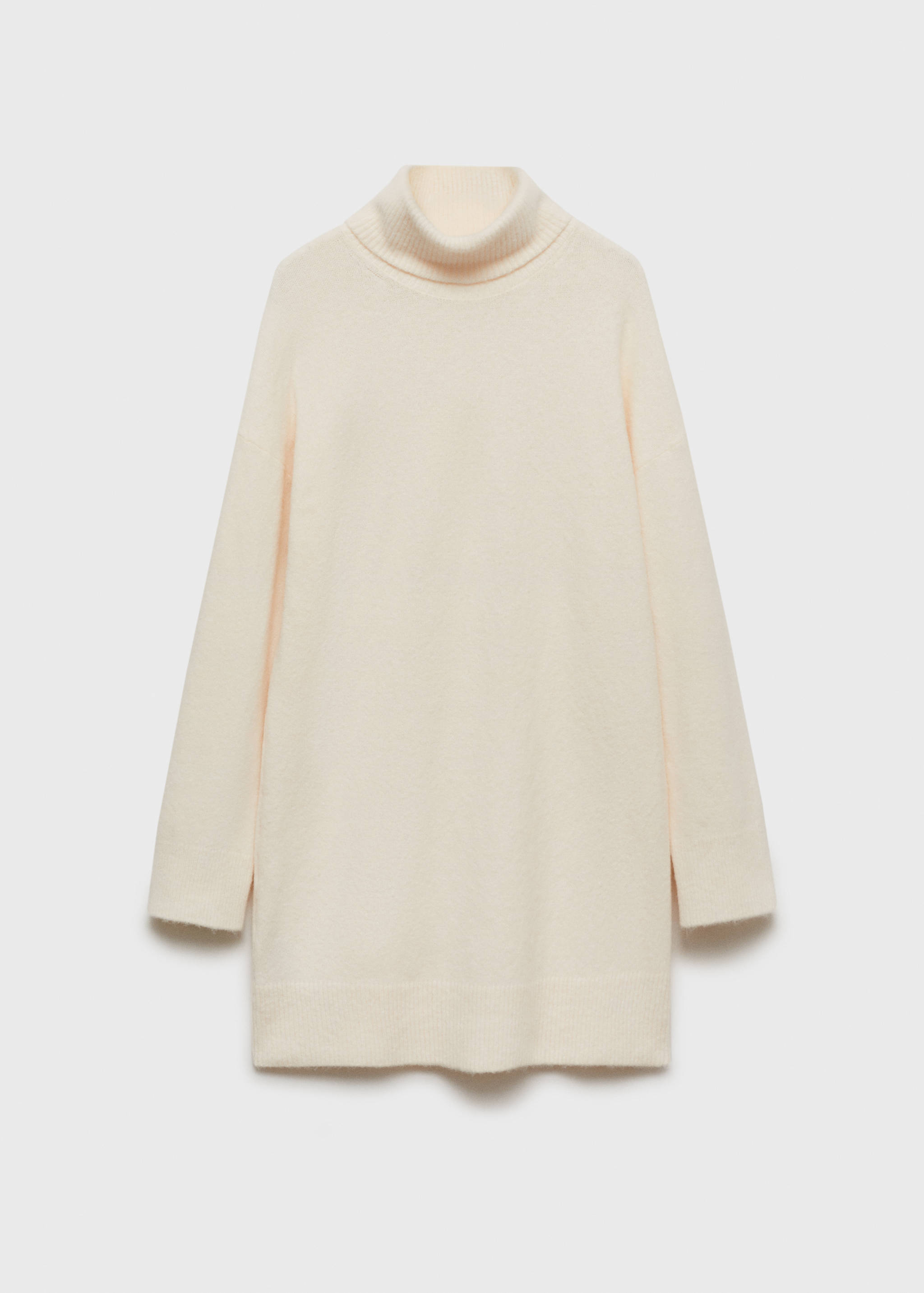 Knitted turtleneck dress - Article without model