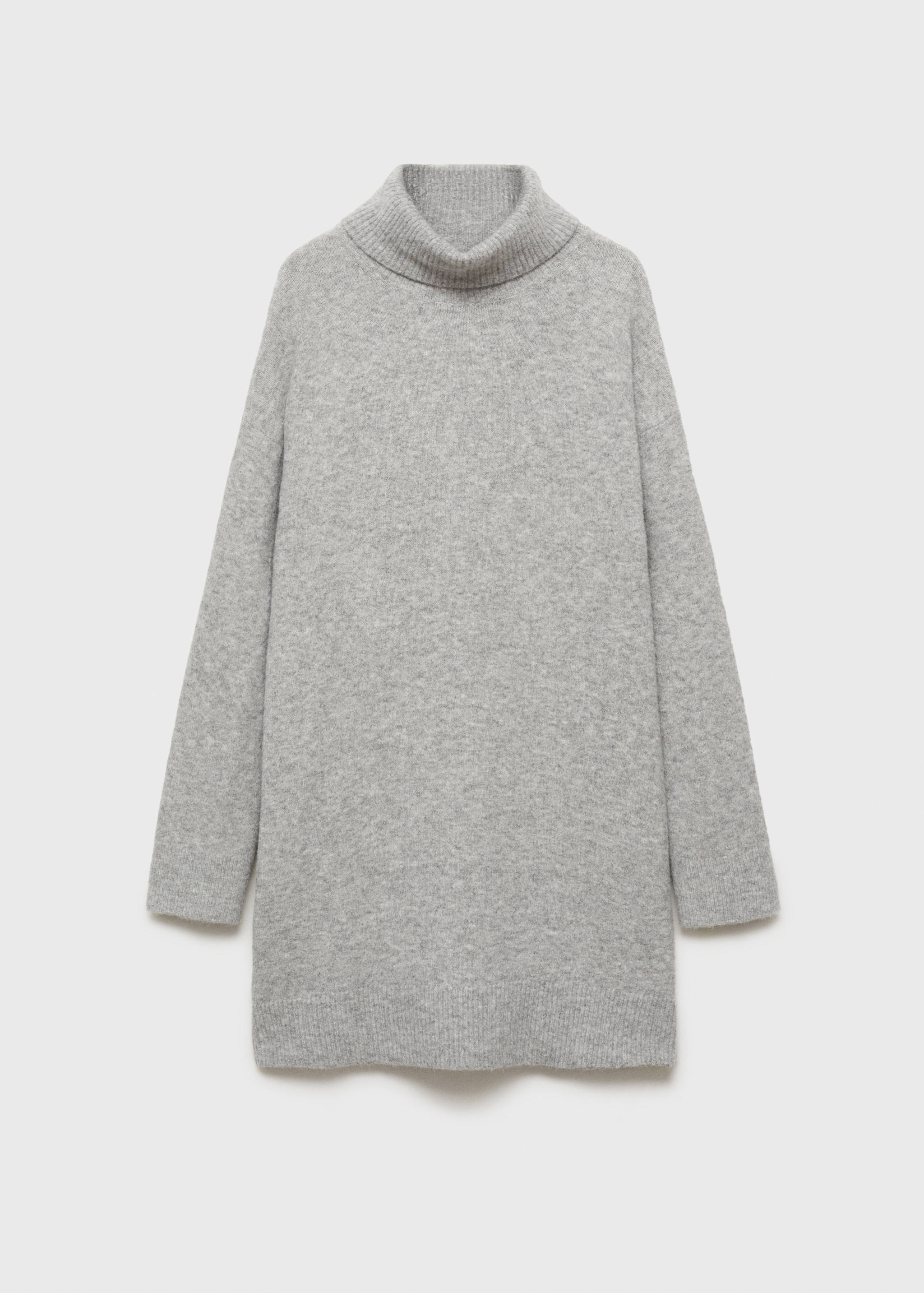 Knitted turtleneck dress - Article without model