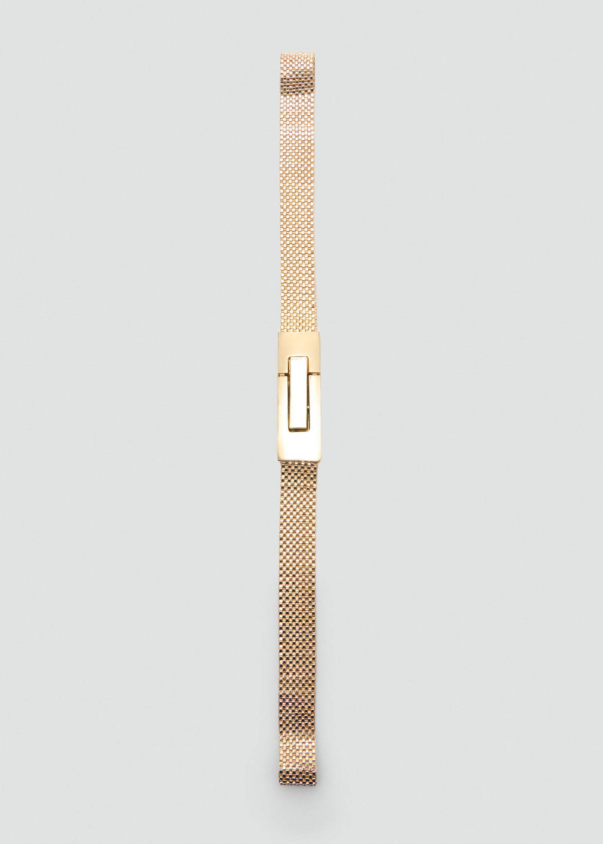 Skinny metal belt