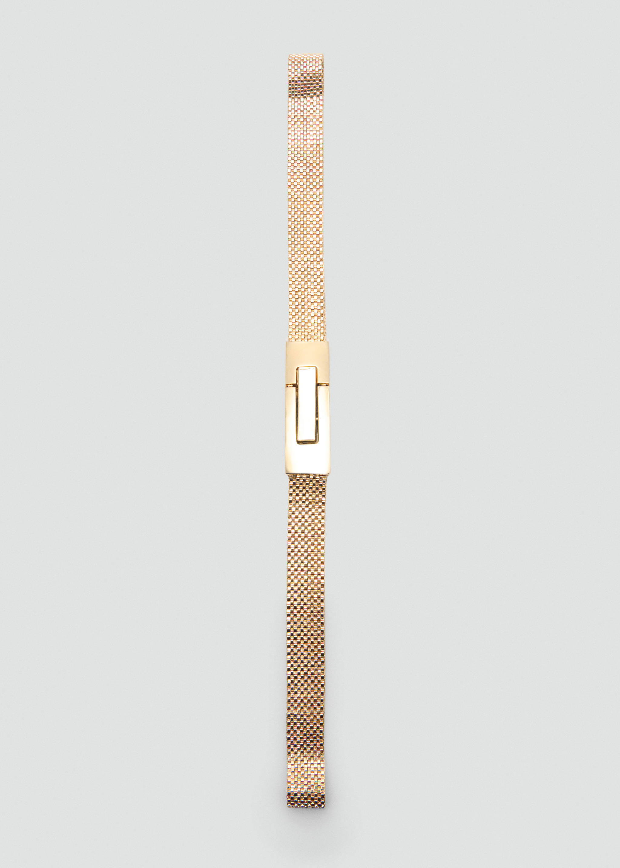 Ceinture fine métallique - Plan moyen