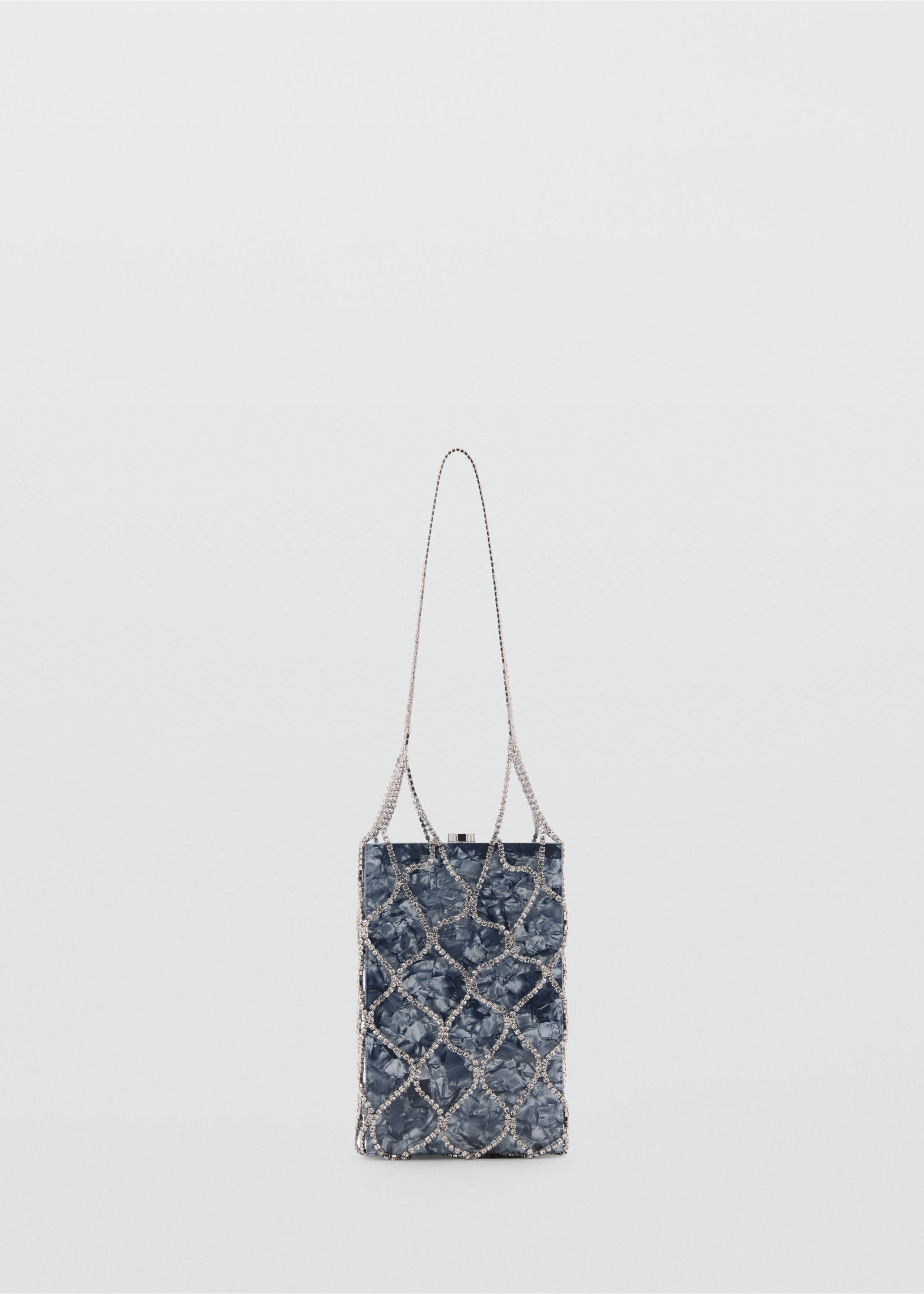 Bossa mà malla cristalls - Article sense model, Blau petroli. Ref: 87040293-00.