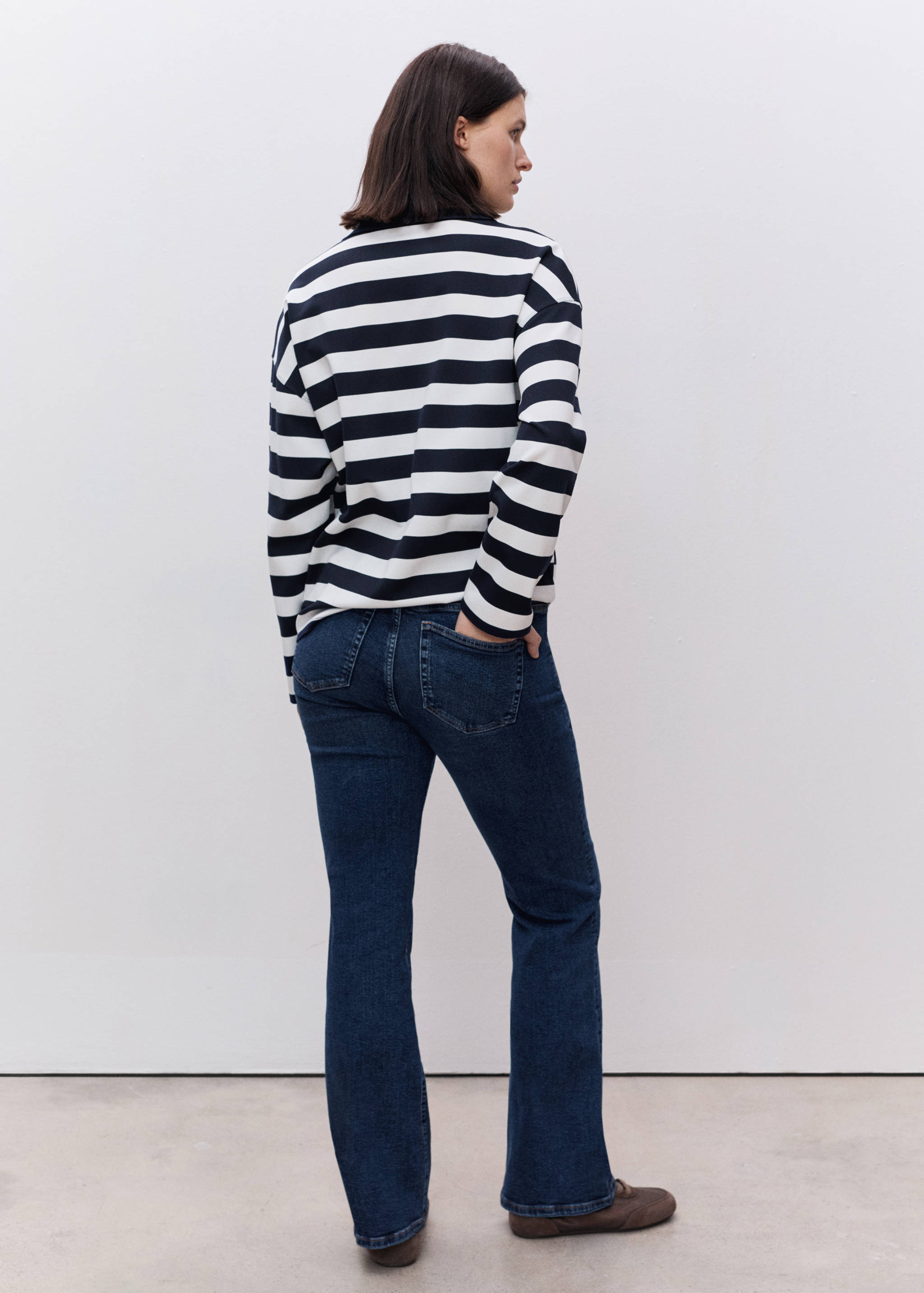 Maternity flared jeans - Reverse of the article