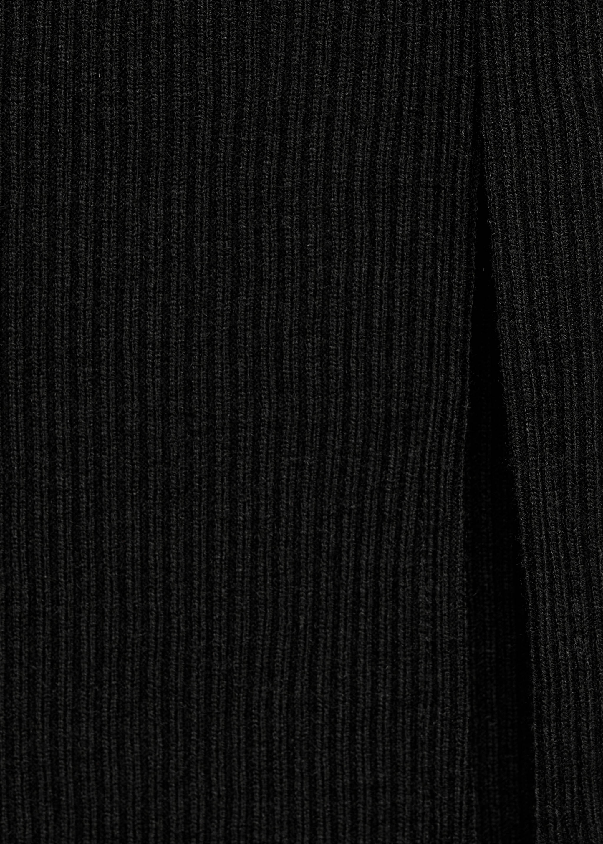 Langer Strickrock - Detail des Artikels 0, Schwarz. Ref: 87040301-00.