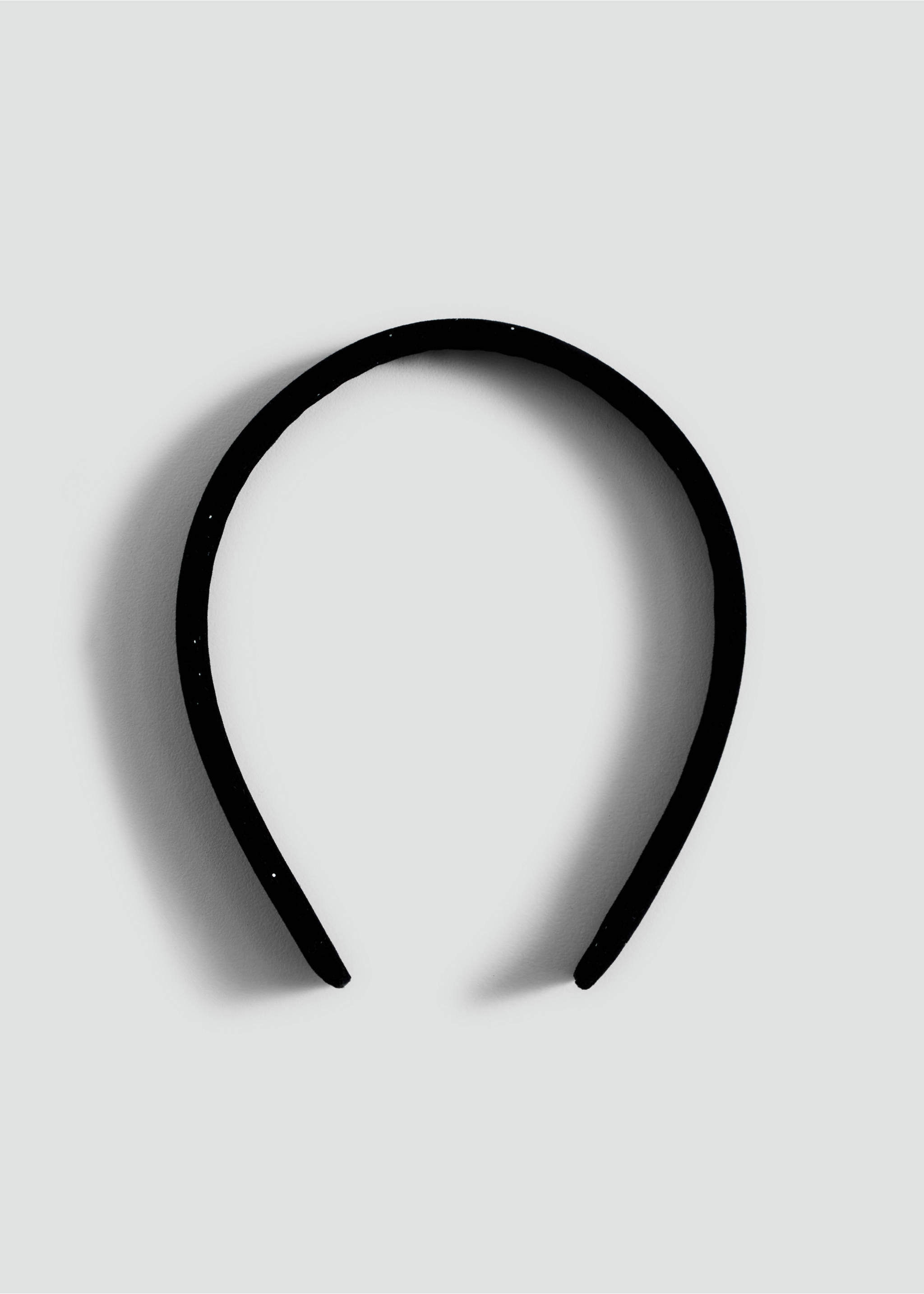 Glitter-Haarreif - Artikel ohne Model, Schwarz. Ref: 87040308-00.