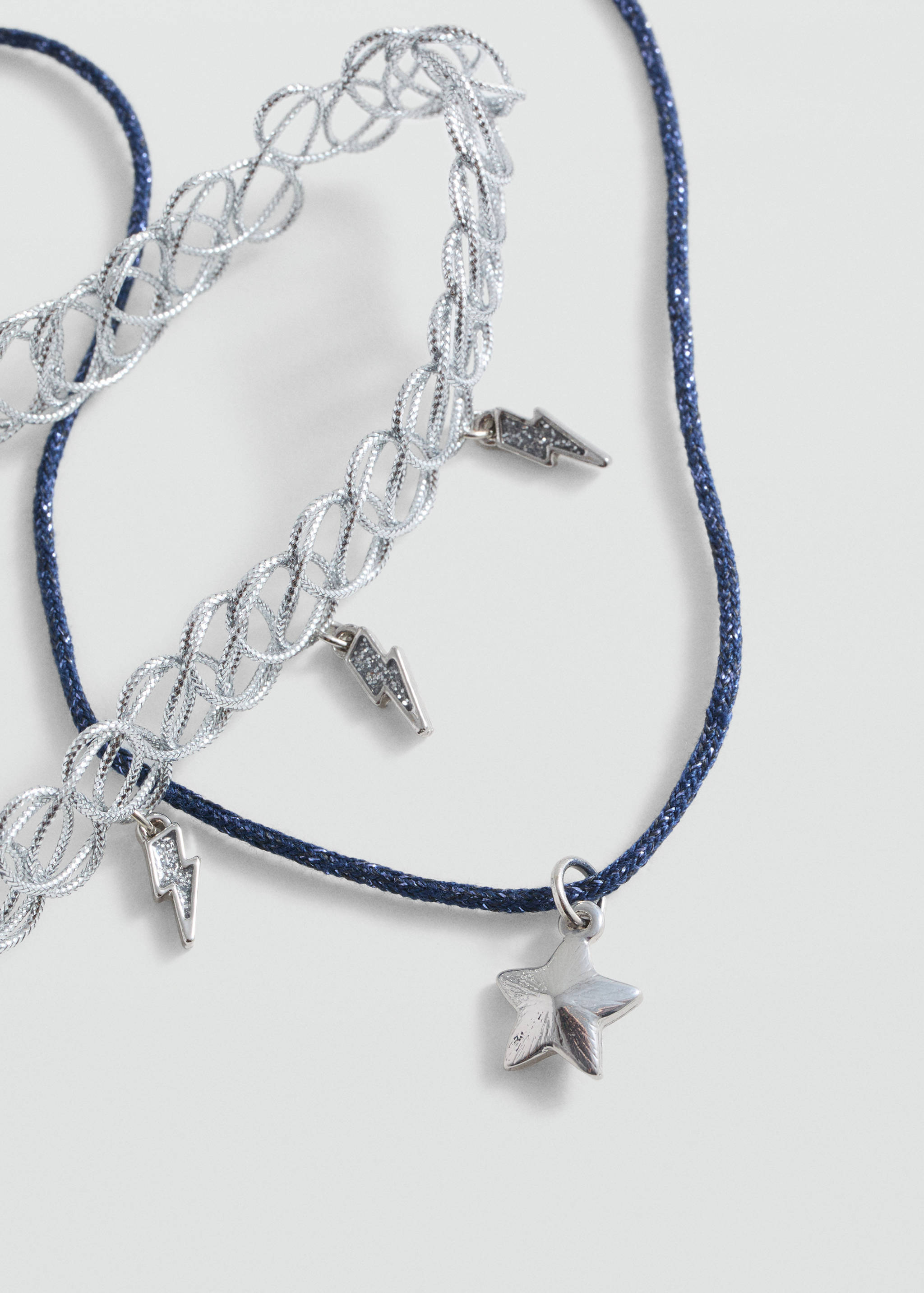 2er-Set Kombinierte Halsketten - Mittlere Ansicht