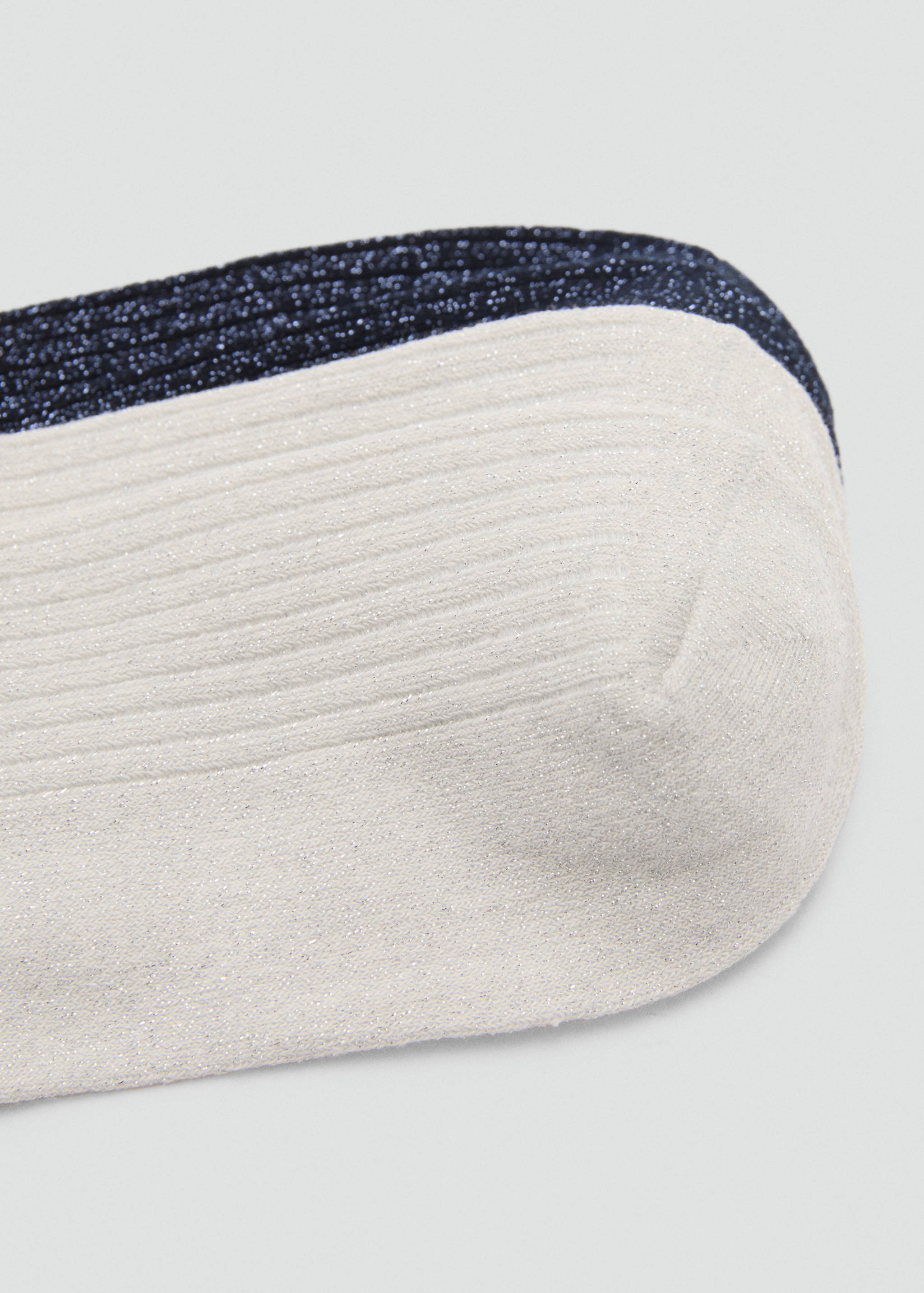 Pack of 2 ribbed lurex socks - Details of the article 2