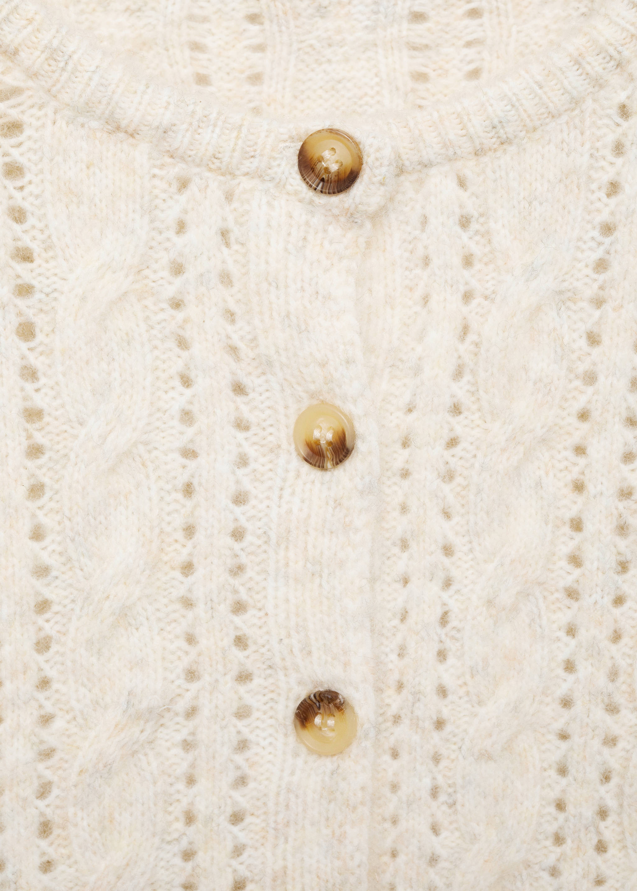 Cárdigan trenzado detalles calados - Detalle del artículo 8
