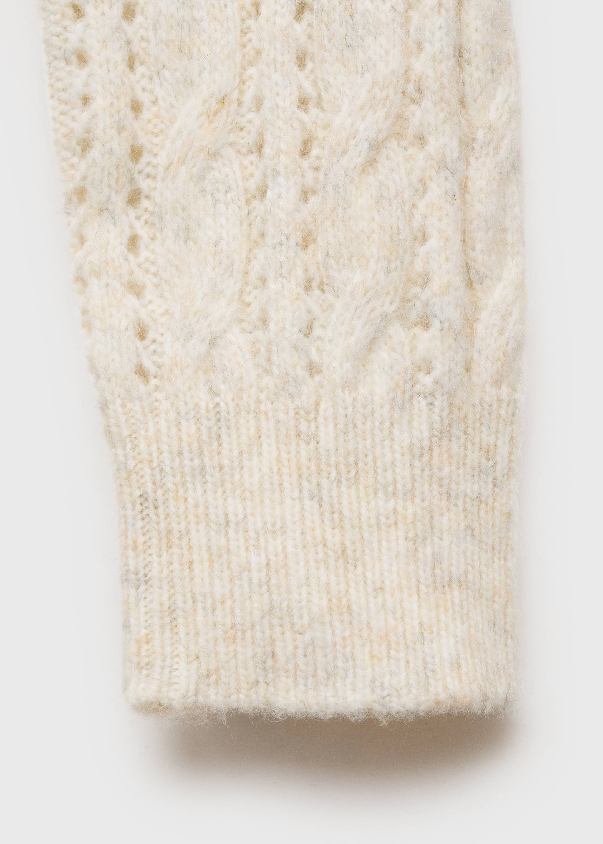 Cárdigan trenzado detalles calados - Detalle del artículo 0