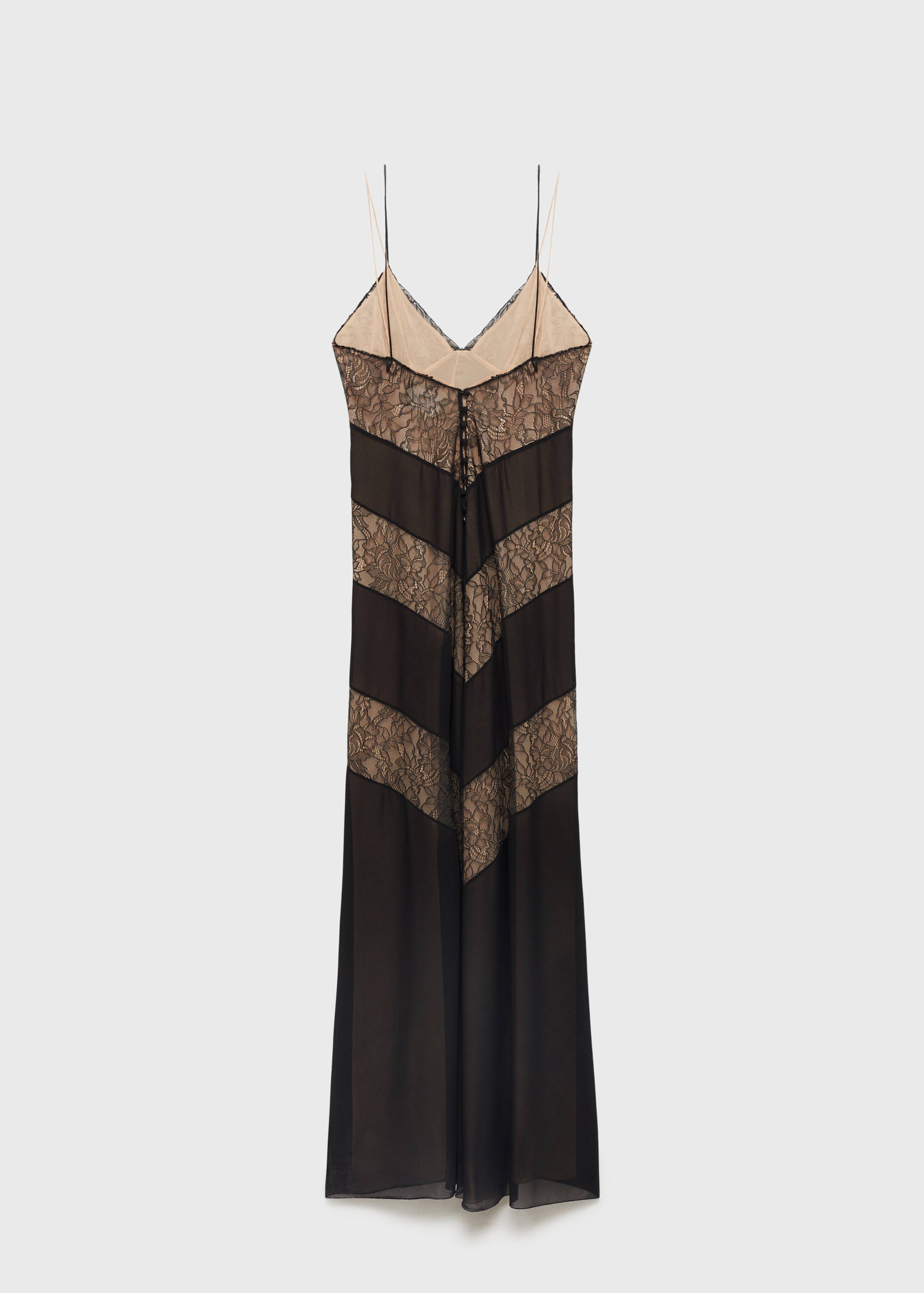 Lace panel slip dress - Details of the article 8
