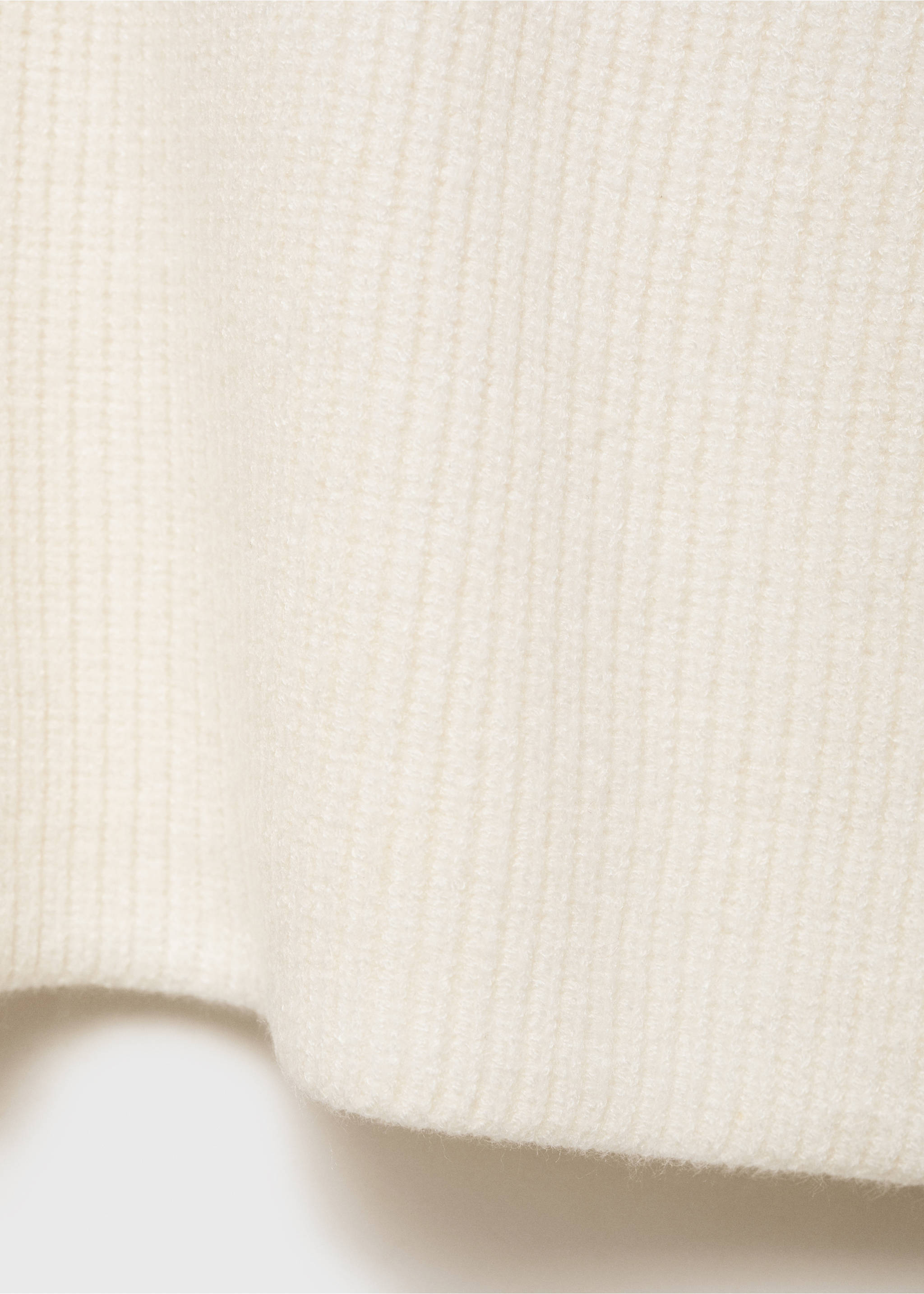 Strickpullover mit Poloshirt-Kragen - Detail des Artikels 0, Ecru. Ref: 87040357-00.