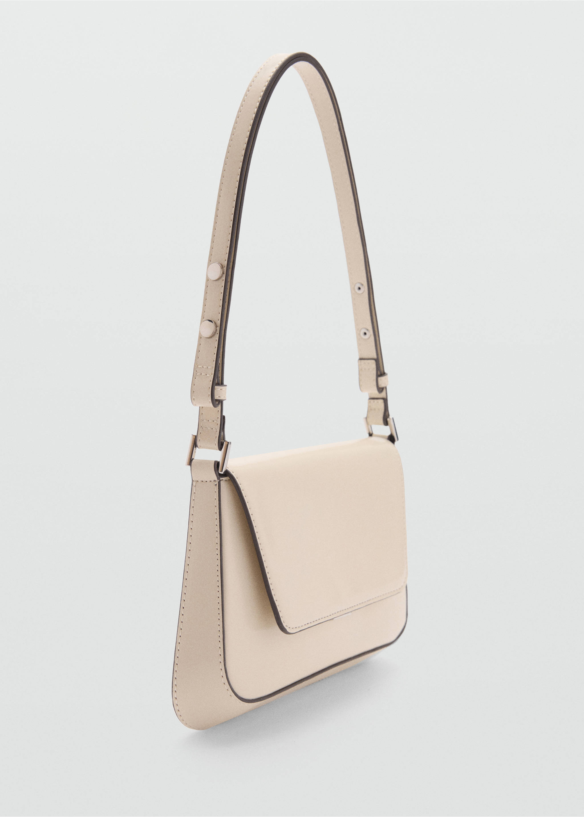 Shoulder bag with strap - Medium plane, Off White. Ref: 87040358-00.