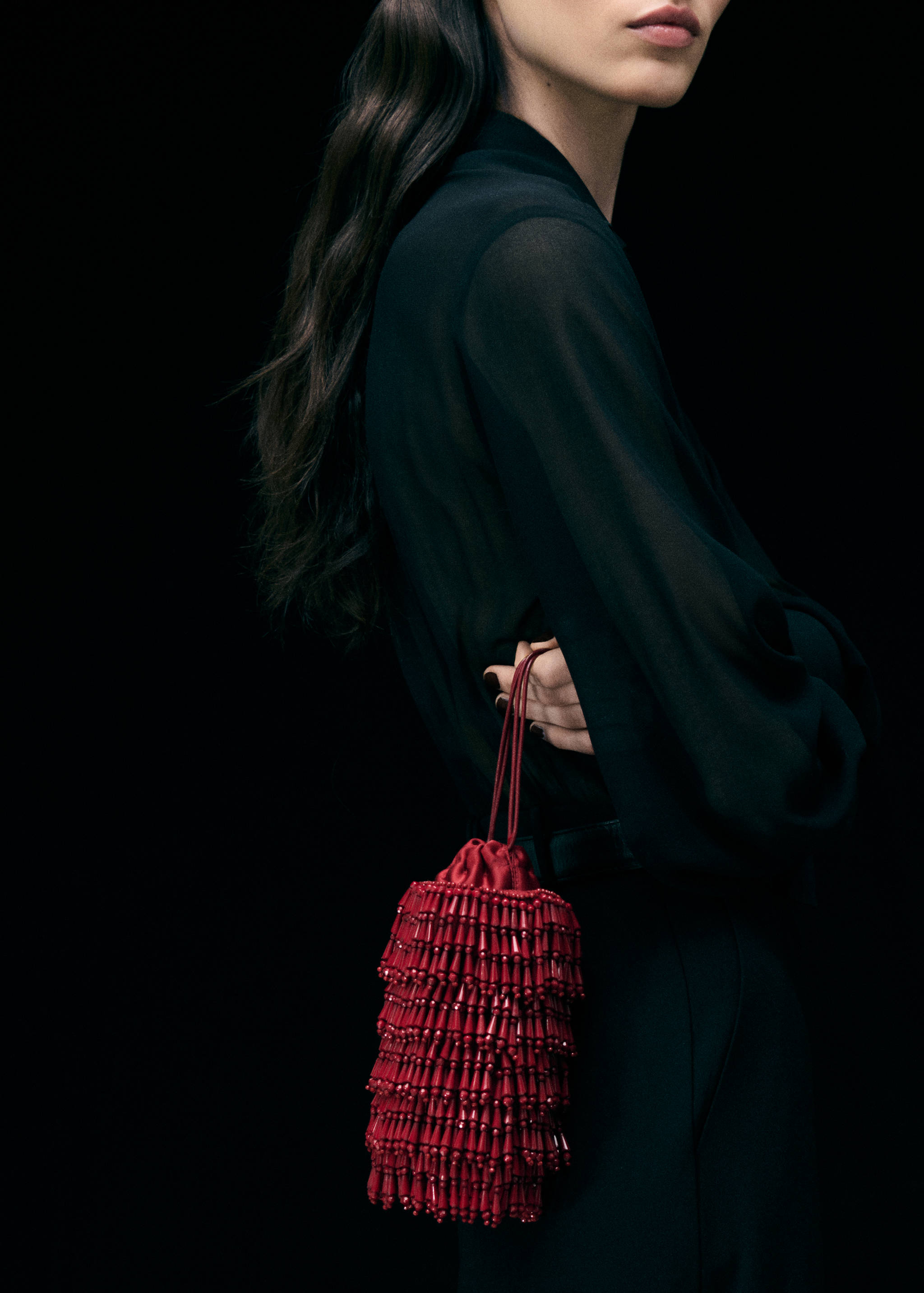 Sac porté main perles - Plan général