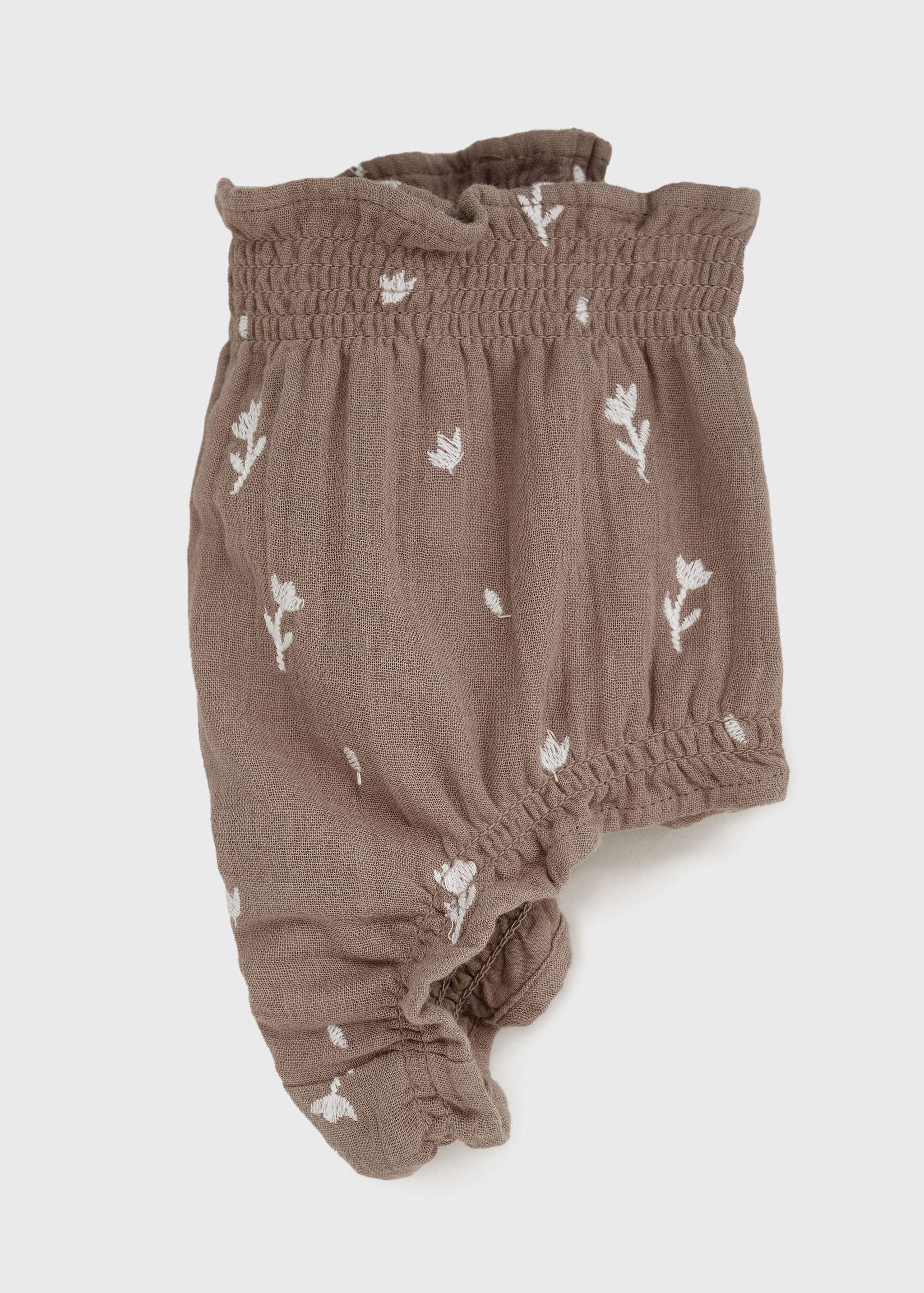 Shorts mit Blumenstickerei - Detail des Artikels 0