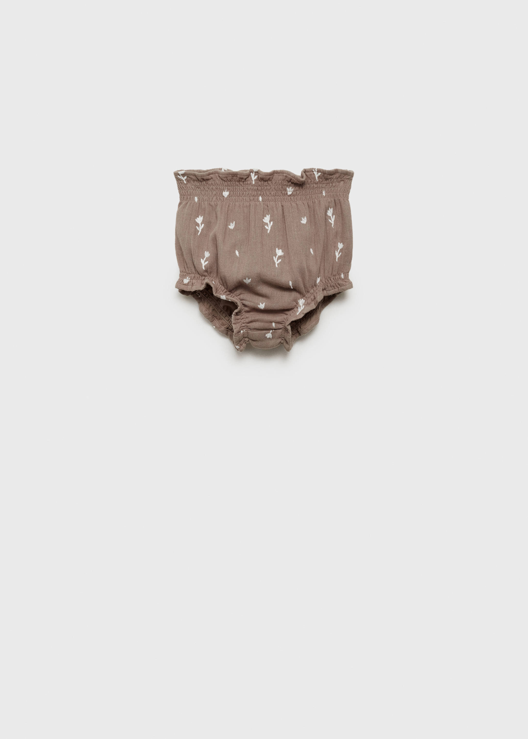 Shorts mit Blumenstickerei - Artikel ohne Model