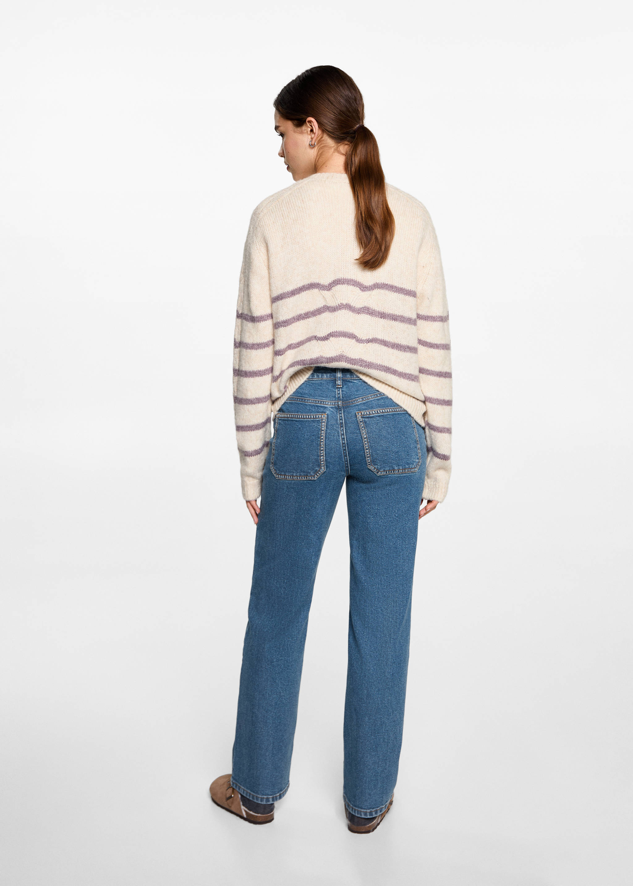 Straight fit jeans - Reverse of the article