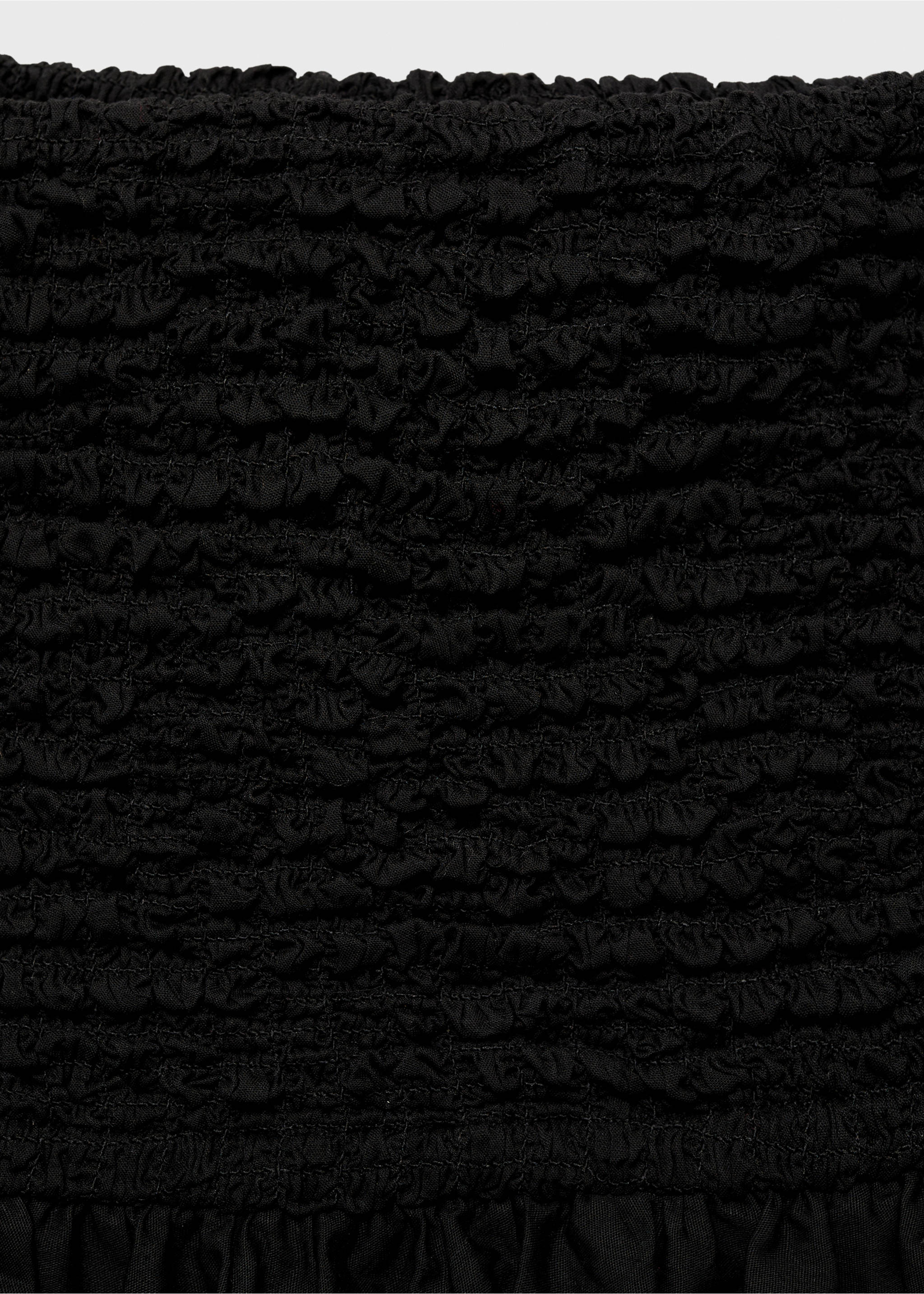 Geraffter Ballonrock - Detail des Artikels 0, Schwarz. Ref: 87040403-00.