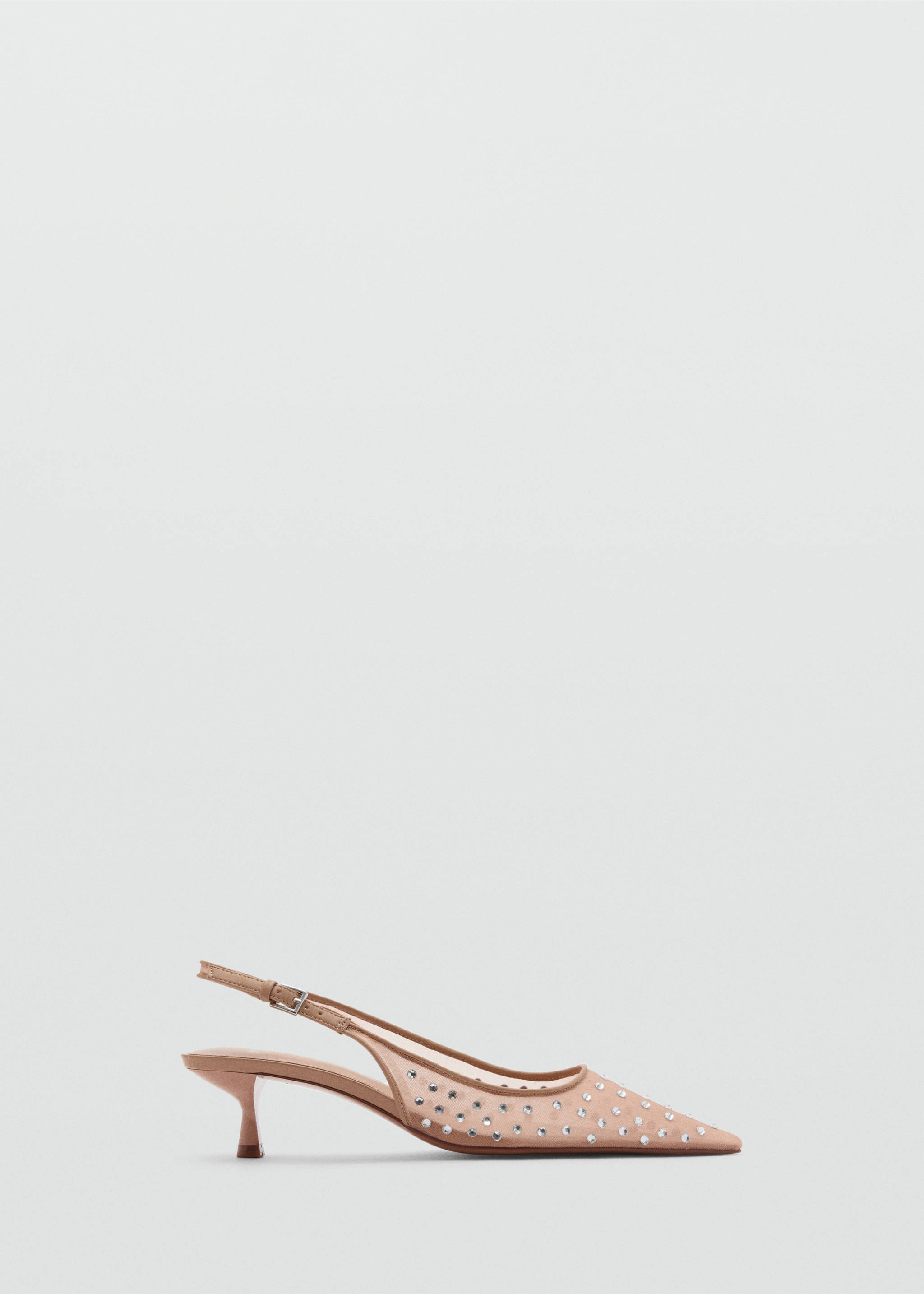 Crystal heel shoe - Article without model, Nude. Ref: 87040417-00.