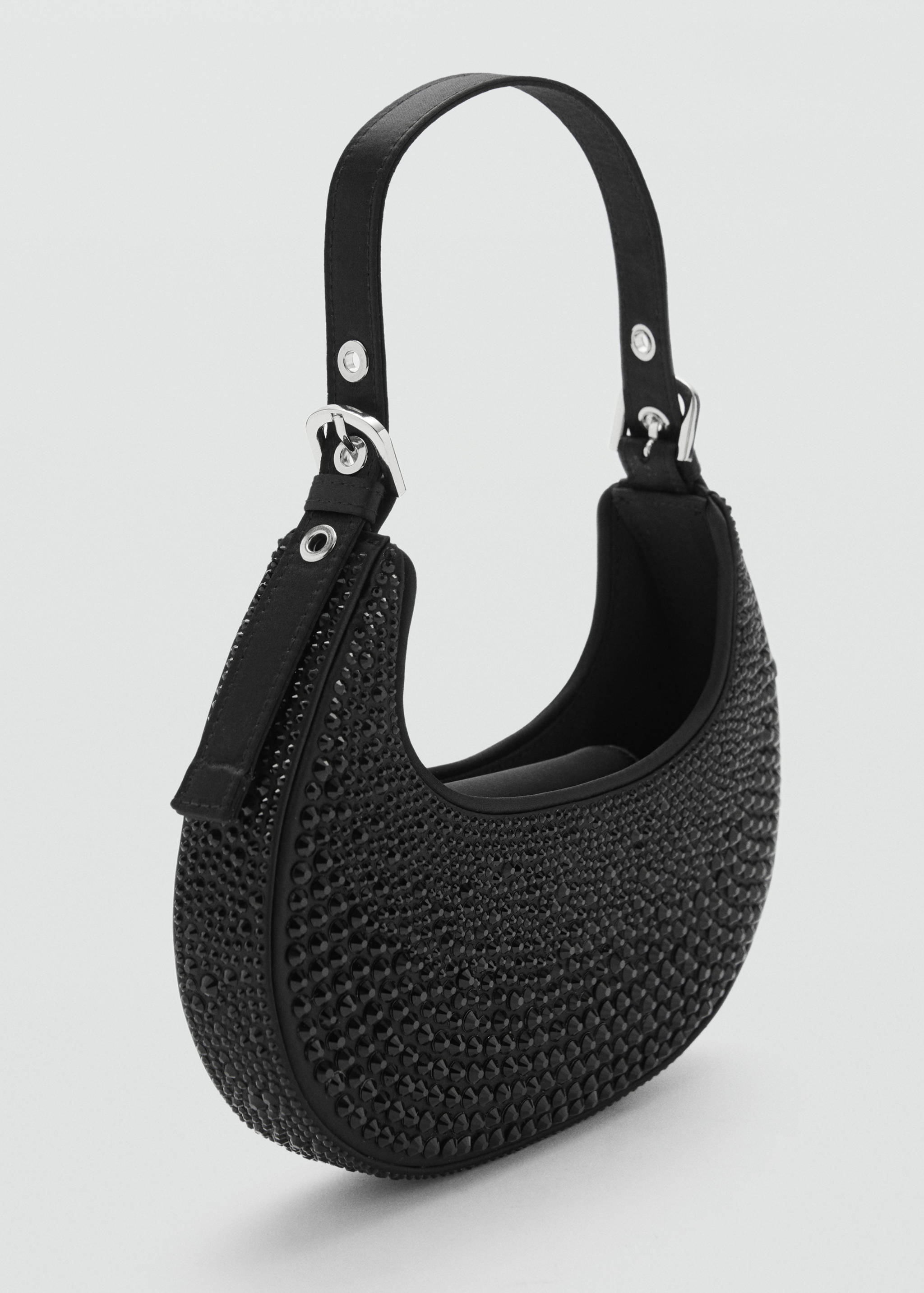 Shoulder bag with crystal detail - Medium plane