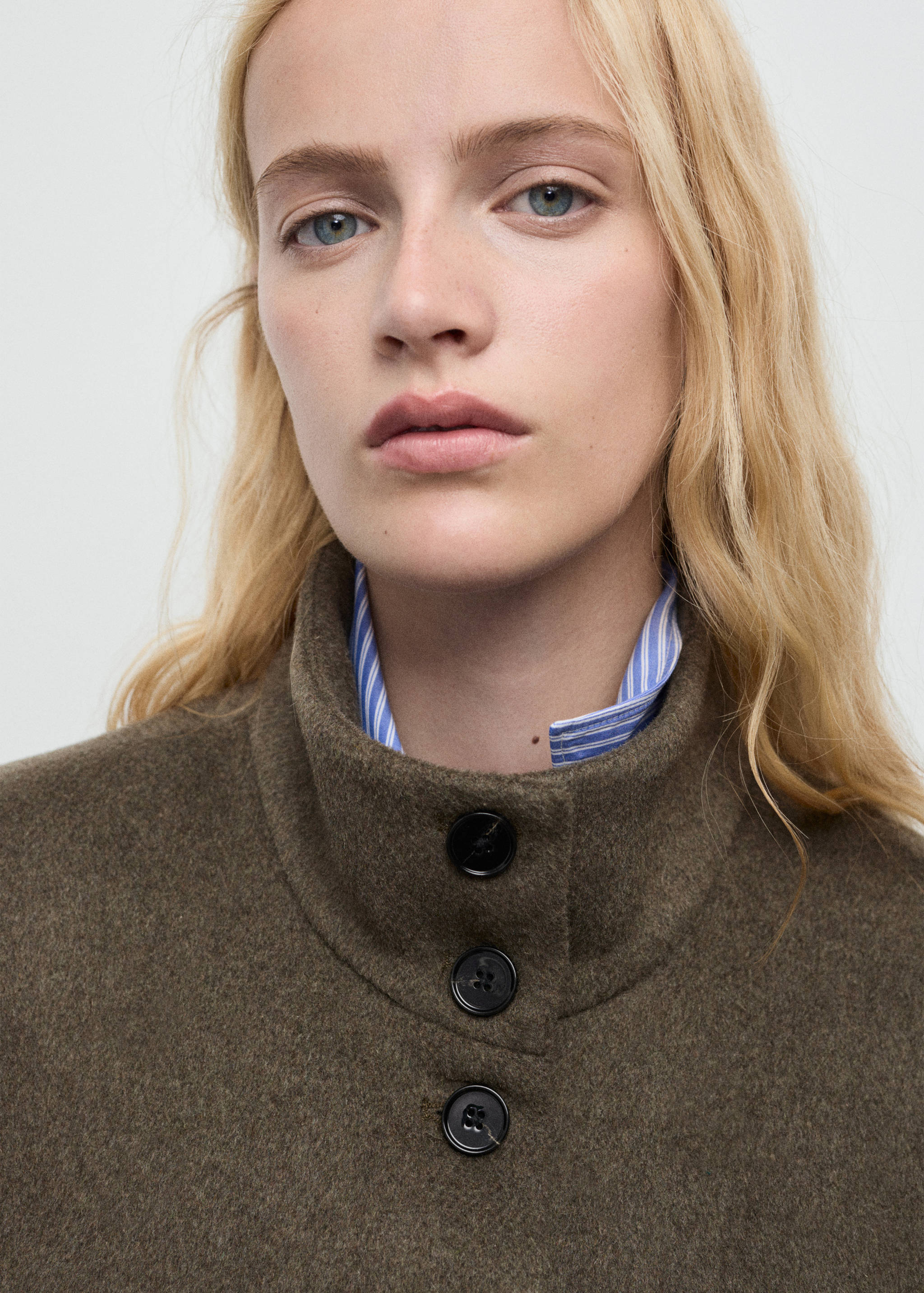 Wool-blend jacket with pockets - Details of the article 1
