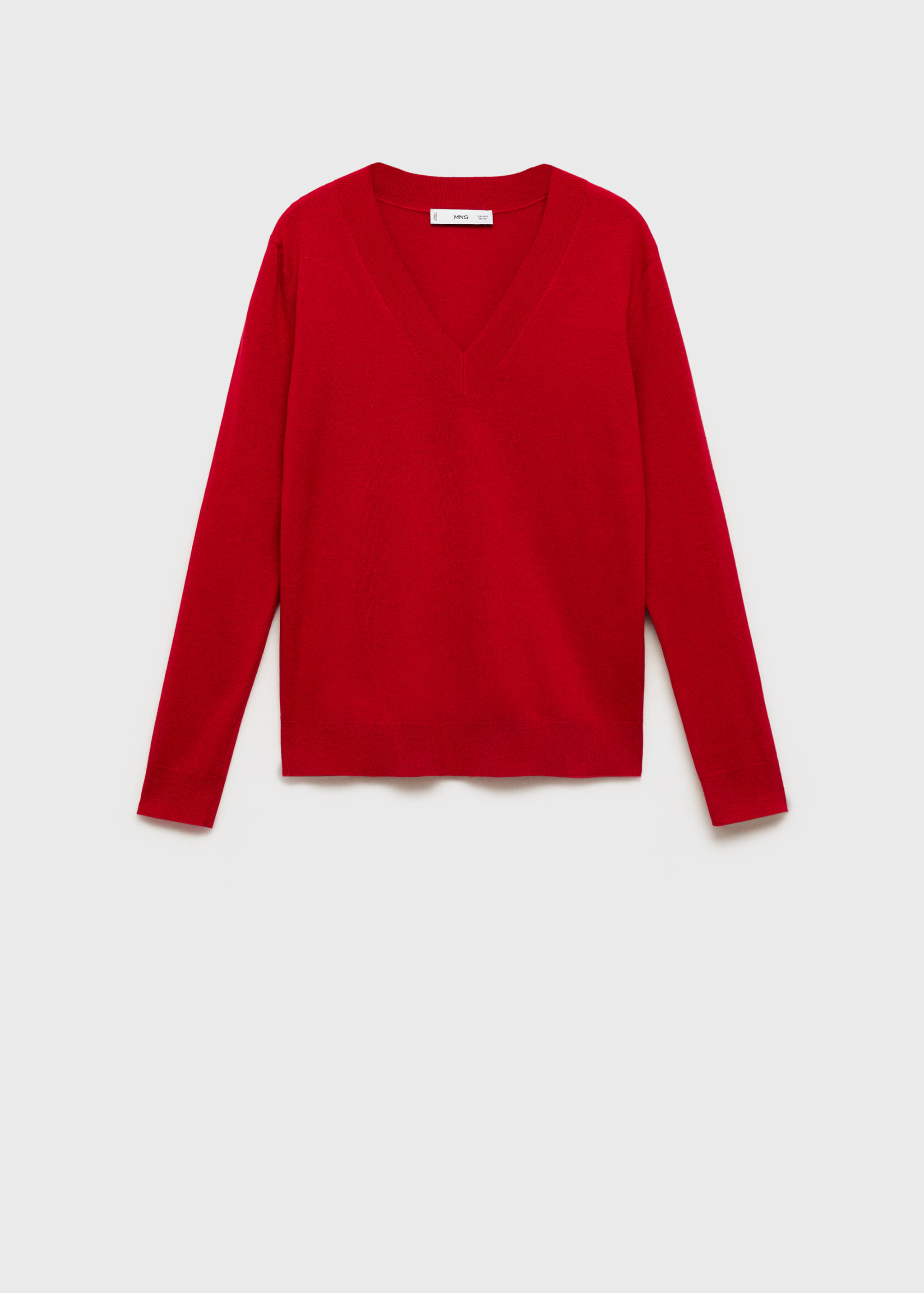 Strickpullover mit V-Ausschnitt - Artikel ohne Model