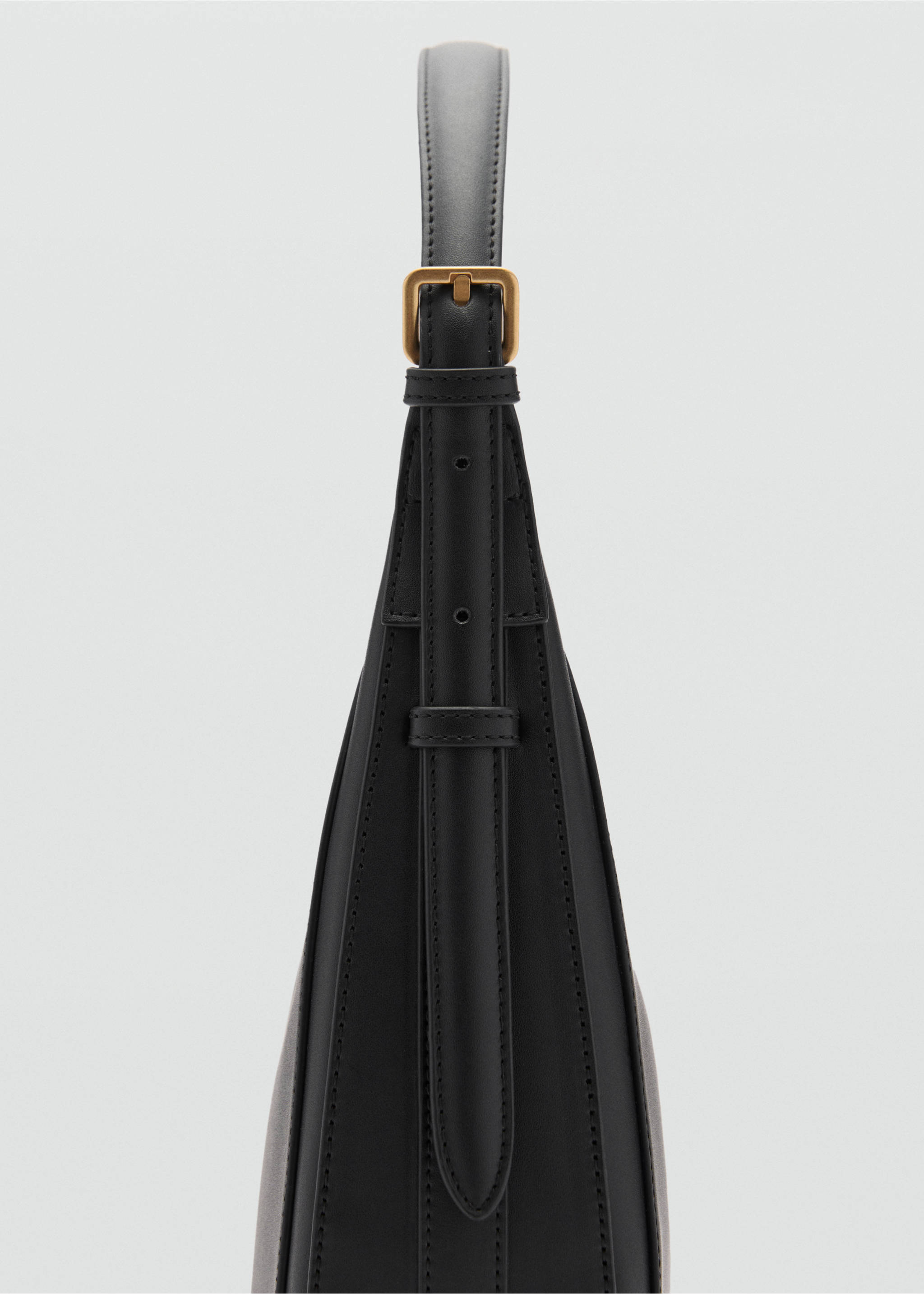 Sac porté épaule ovale - Détail de l'article 1, Noir. Ref: 87040445-00.