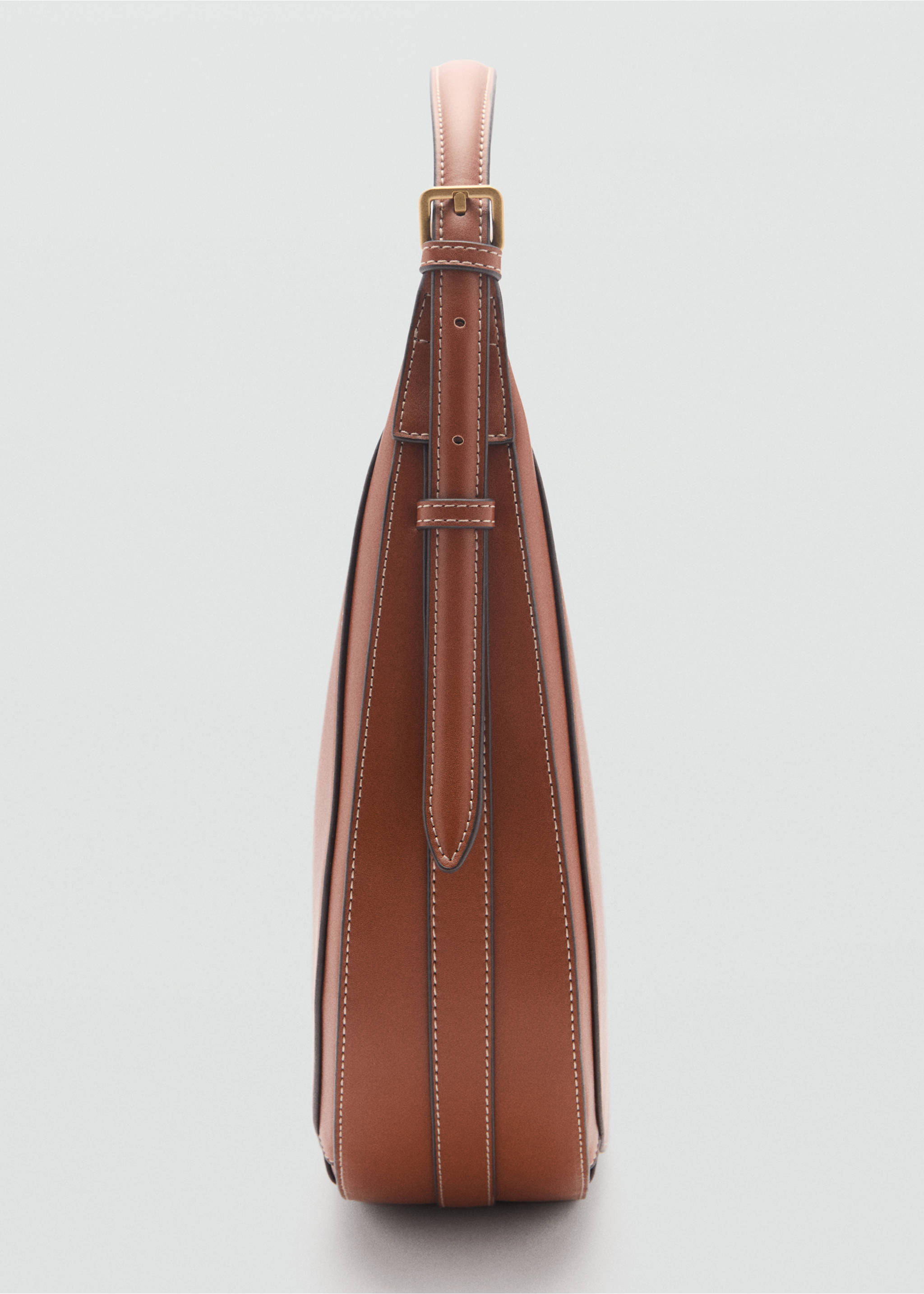 Oval shoulder bag - Details of the article 1, Leather. Ref: 87040445-00.
