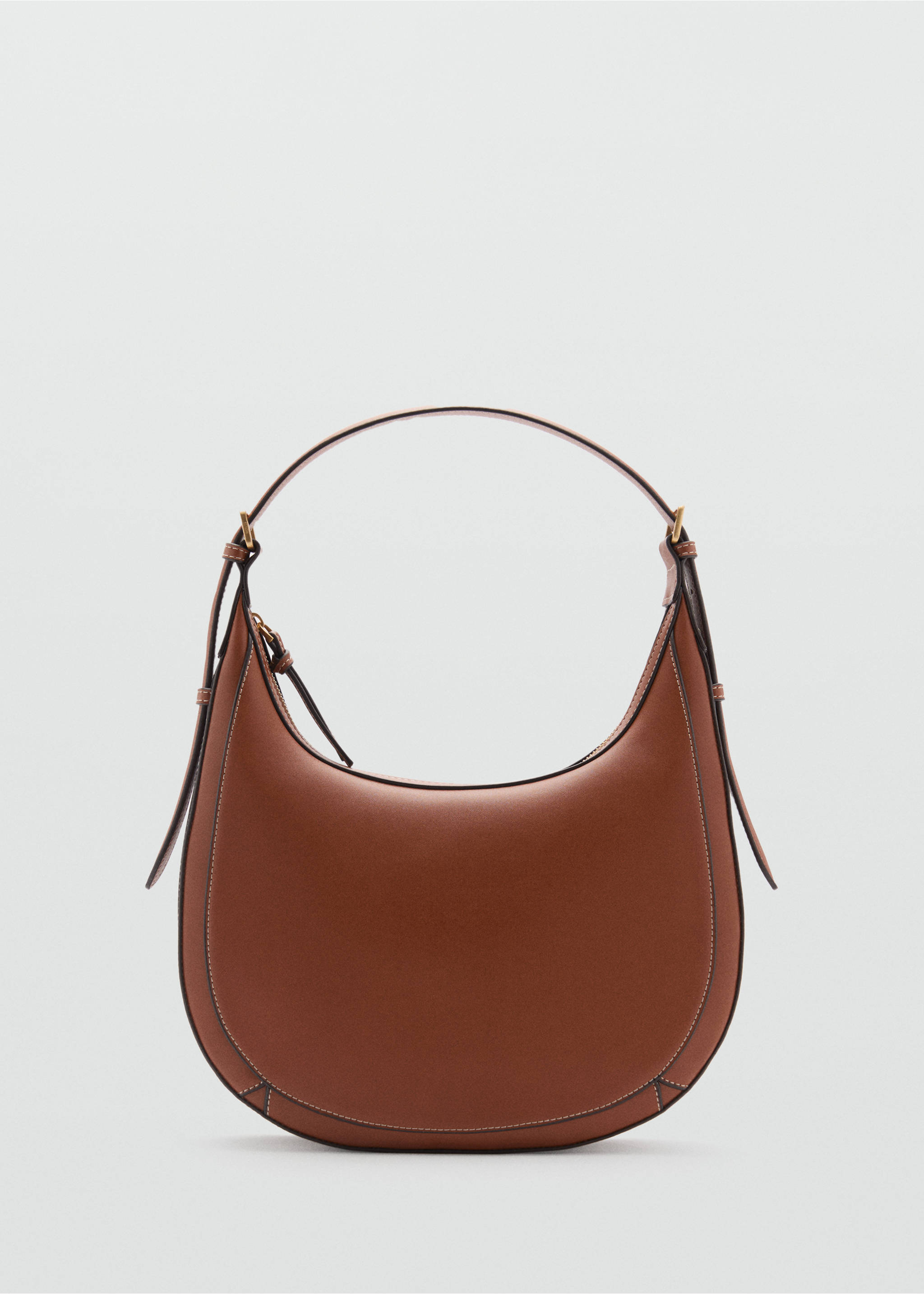 Oval shoulder bag - Article without model, Leather. Ref: 87040445-00.