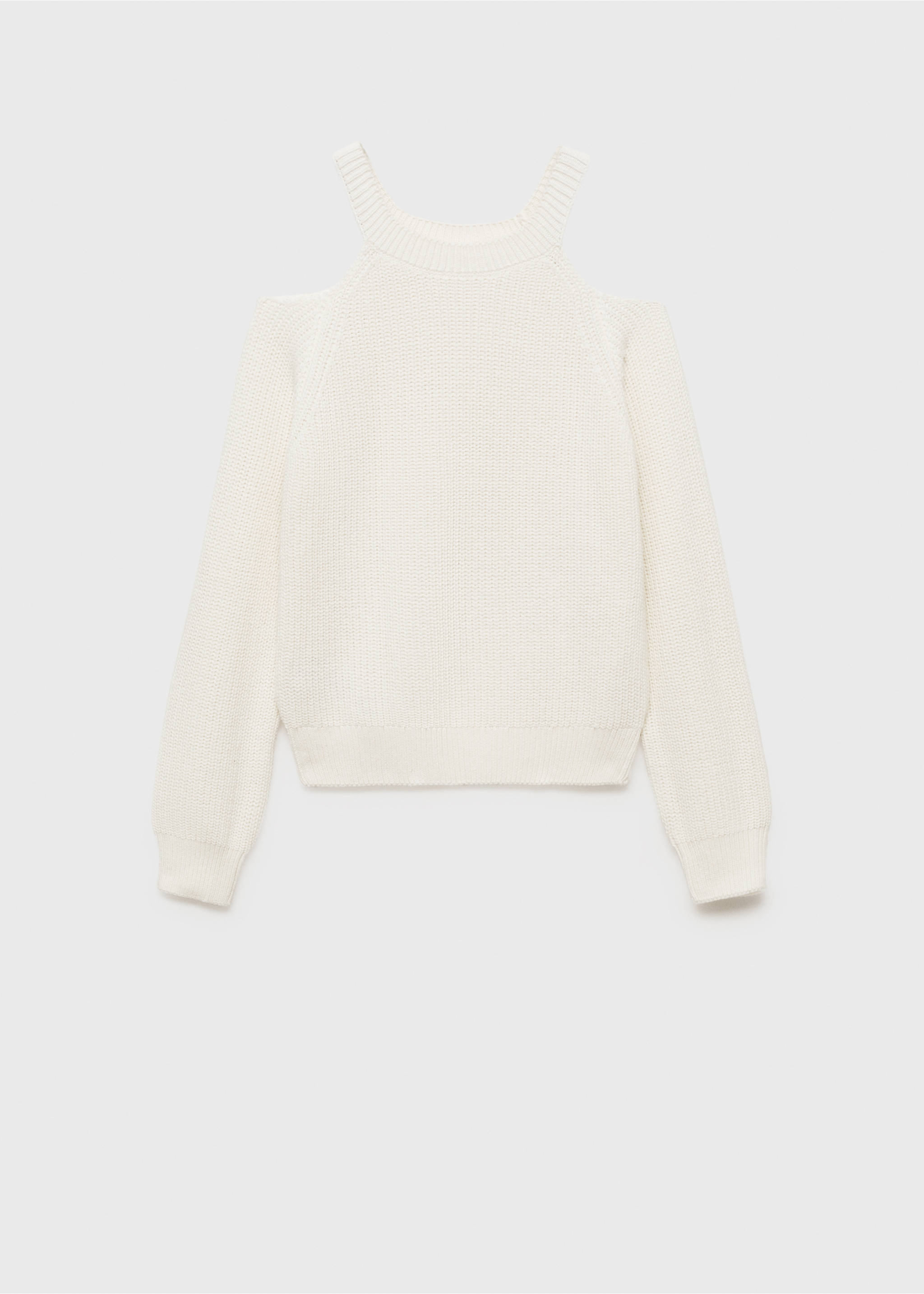 Pull-over épaules découvertes - Article sans modèle, Blanc cassé. Ref: 87040446-00.