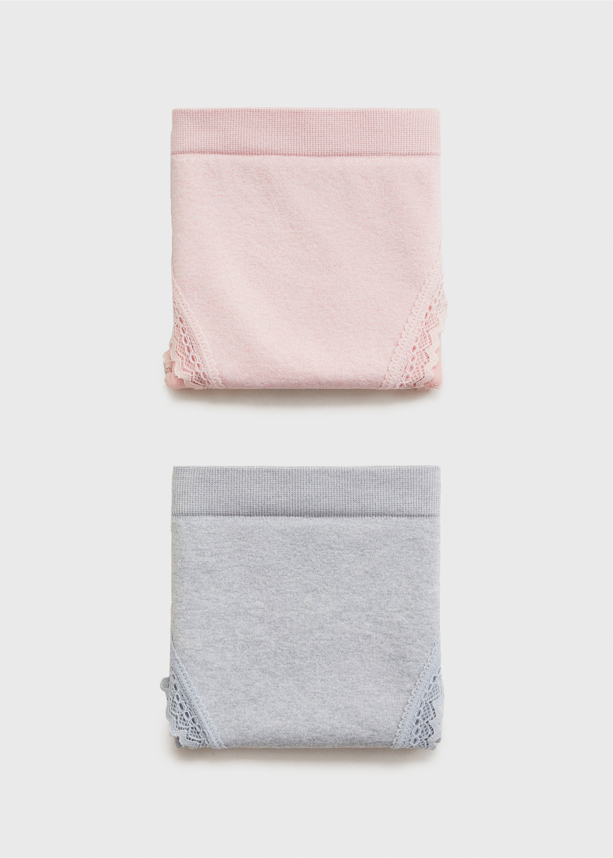 2 pack essential panty - Article without model, Pastel Pink. Ref: 87040447-00.