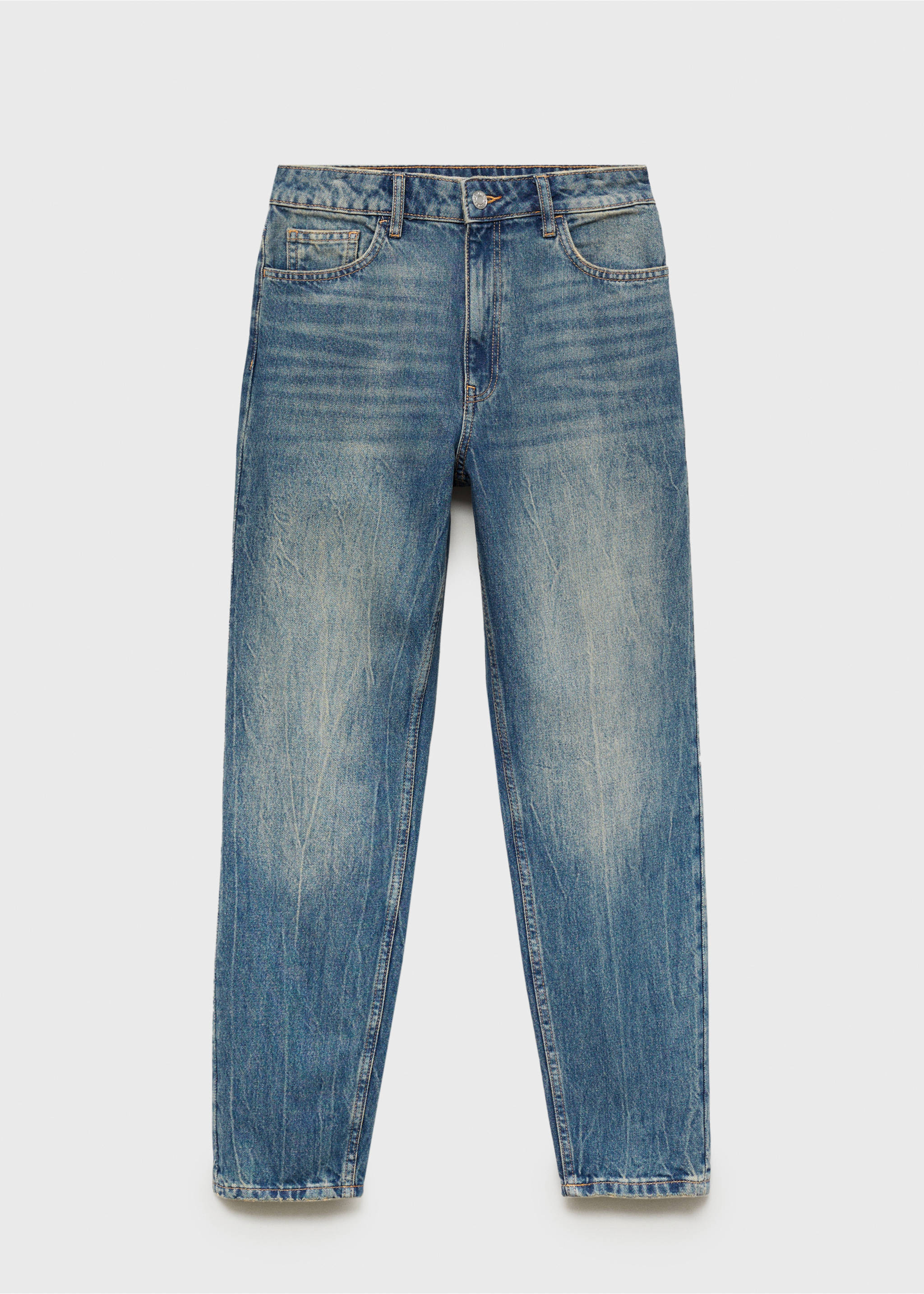 Mom2000 high-rise jeans - Article without model, Dark Vintage Blue. Ref: 87040574-00.