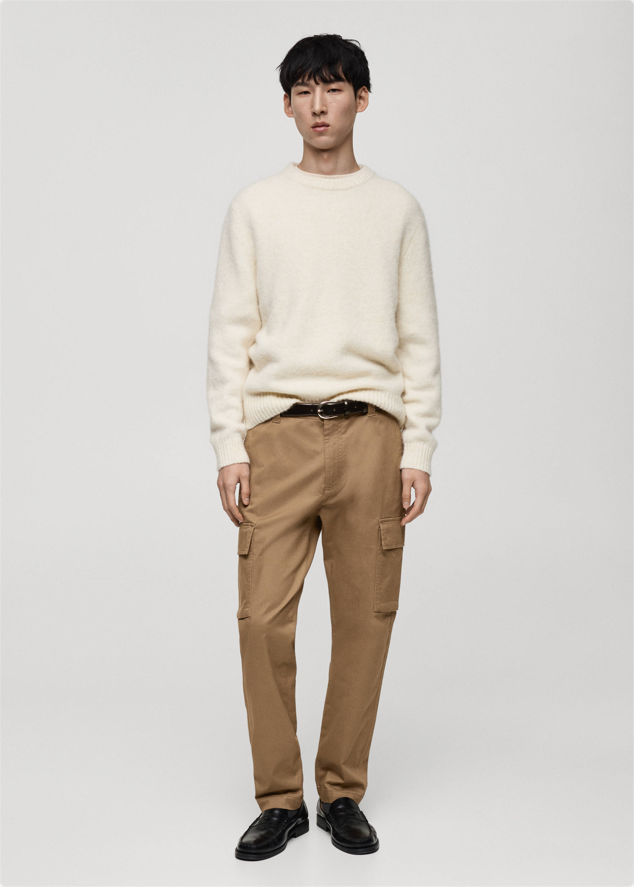 Pantalons cargo cotó regular fit - Pla general