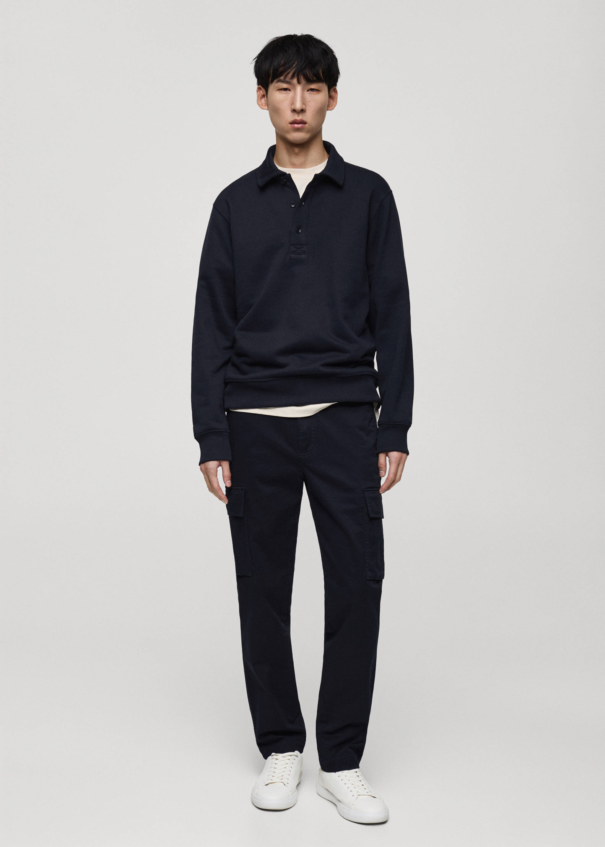 Pantalons cargo cotó regular fit - Pla general