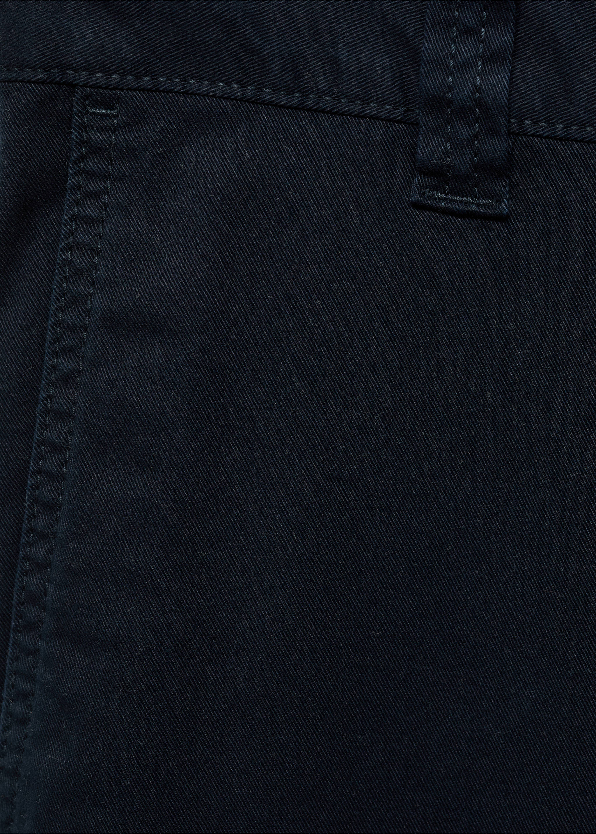 Pantalon cargo coton regular-fit - Détail de l'article 8, Bleu marine foncé. Ref: 87040576-00.