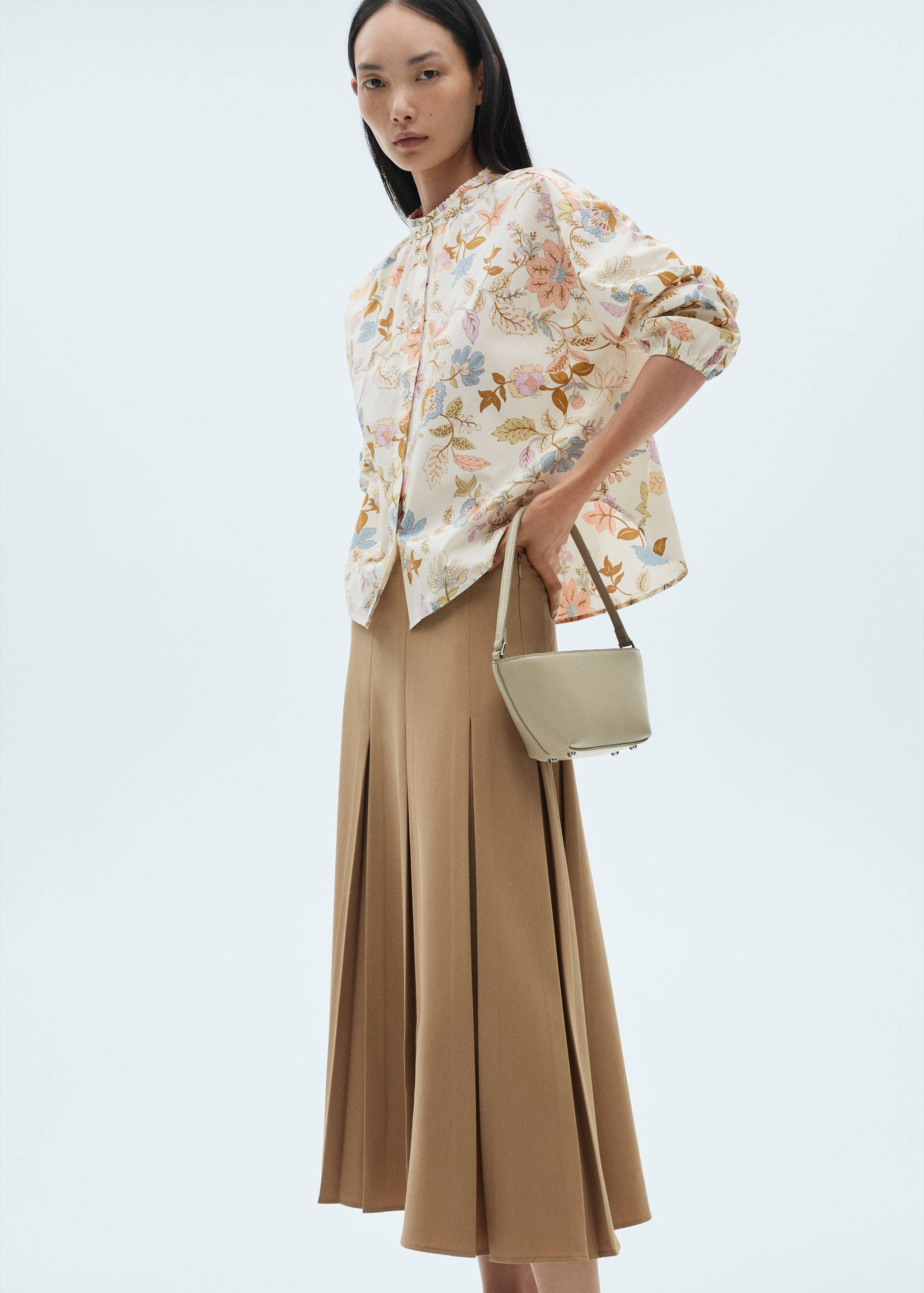 Blusa algodón estampado flores - Detalle del artículo 2