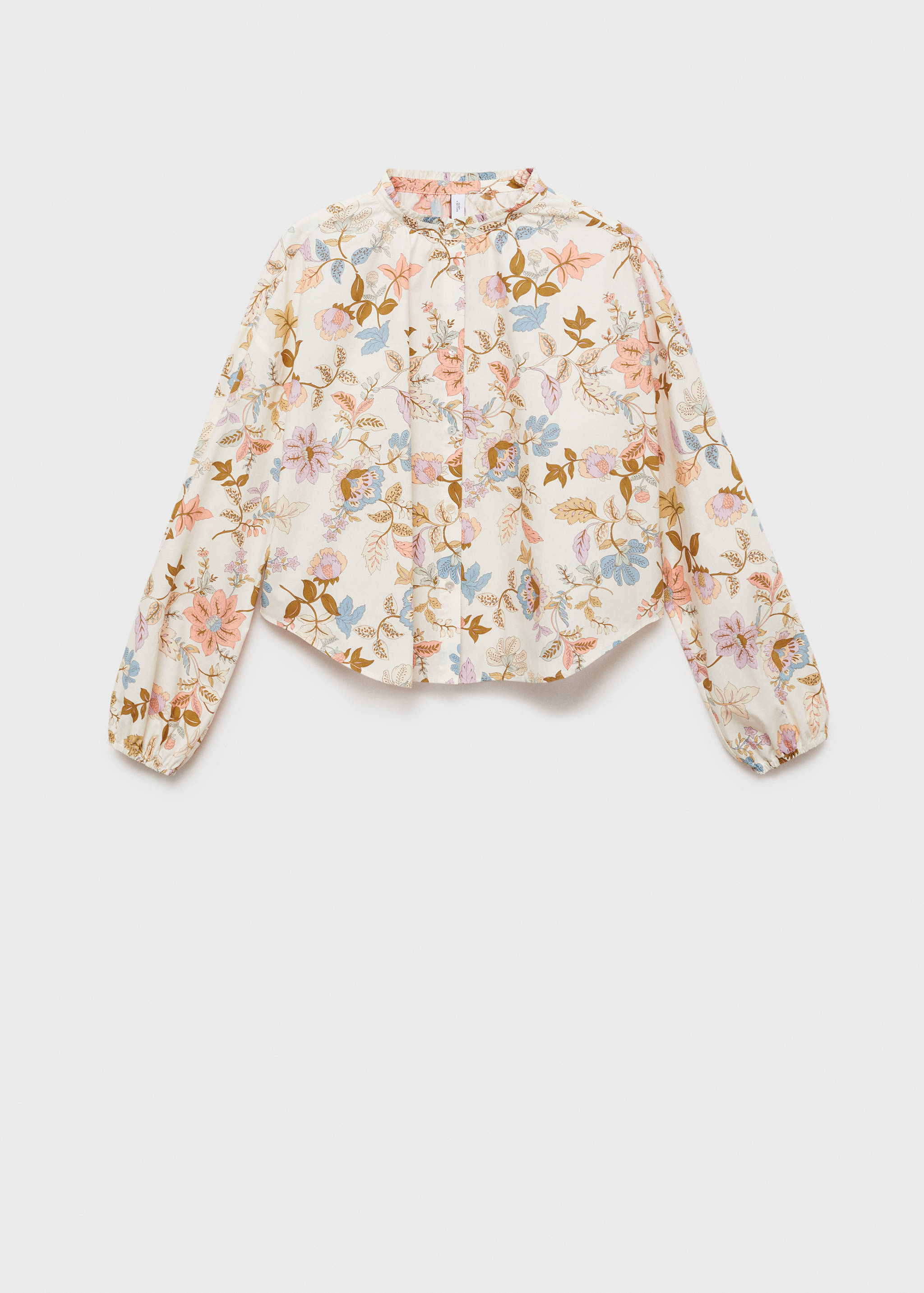 Blusa algodón estampado flores - Artículo sin modelo