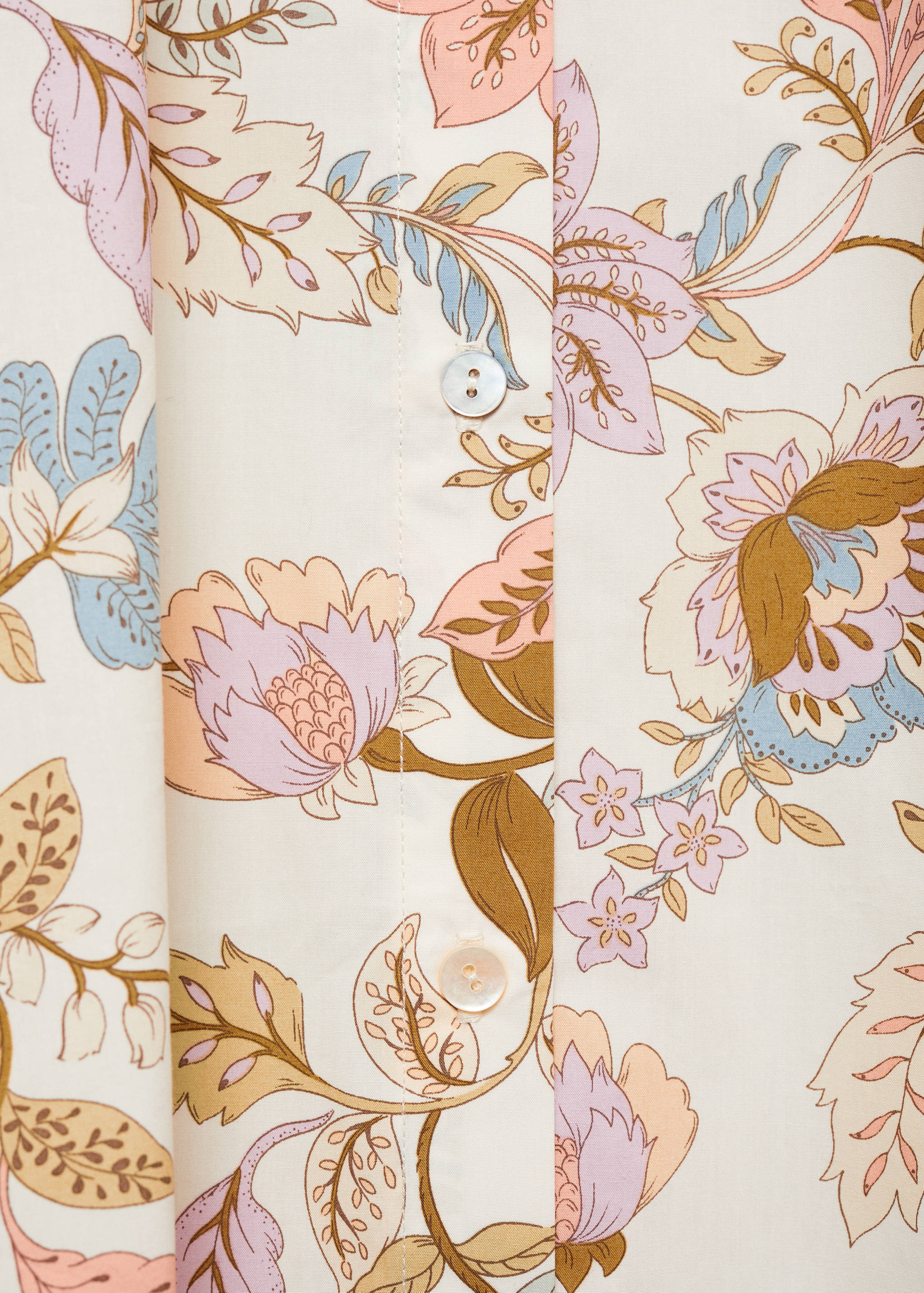 Blusa algodón estampado flores - Detalle del artículo 8