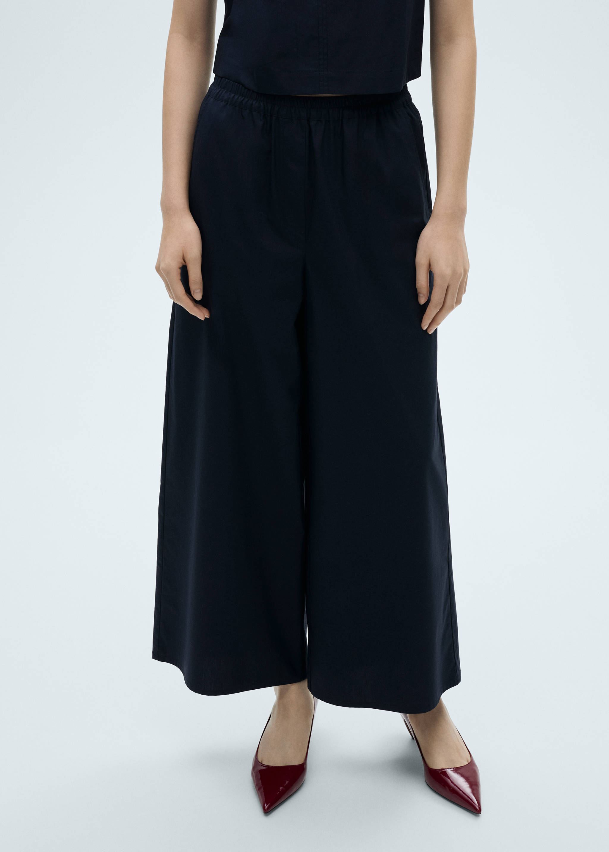 Jupe-culotte coton - Plan moyen