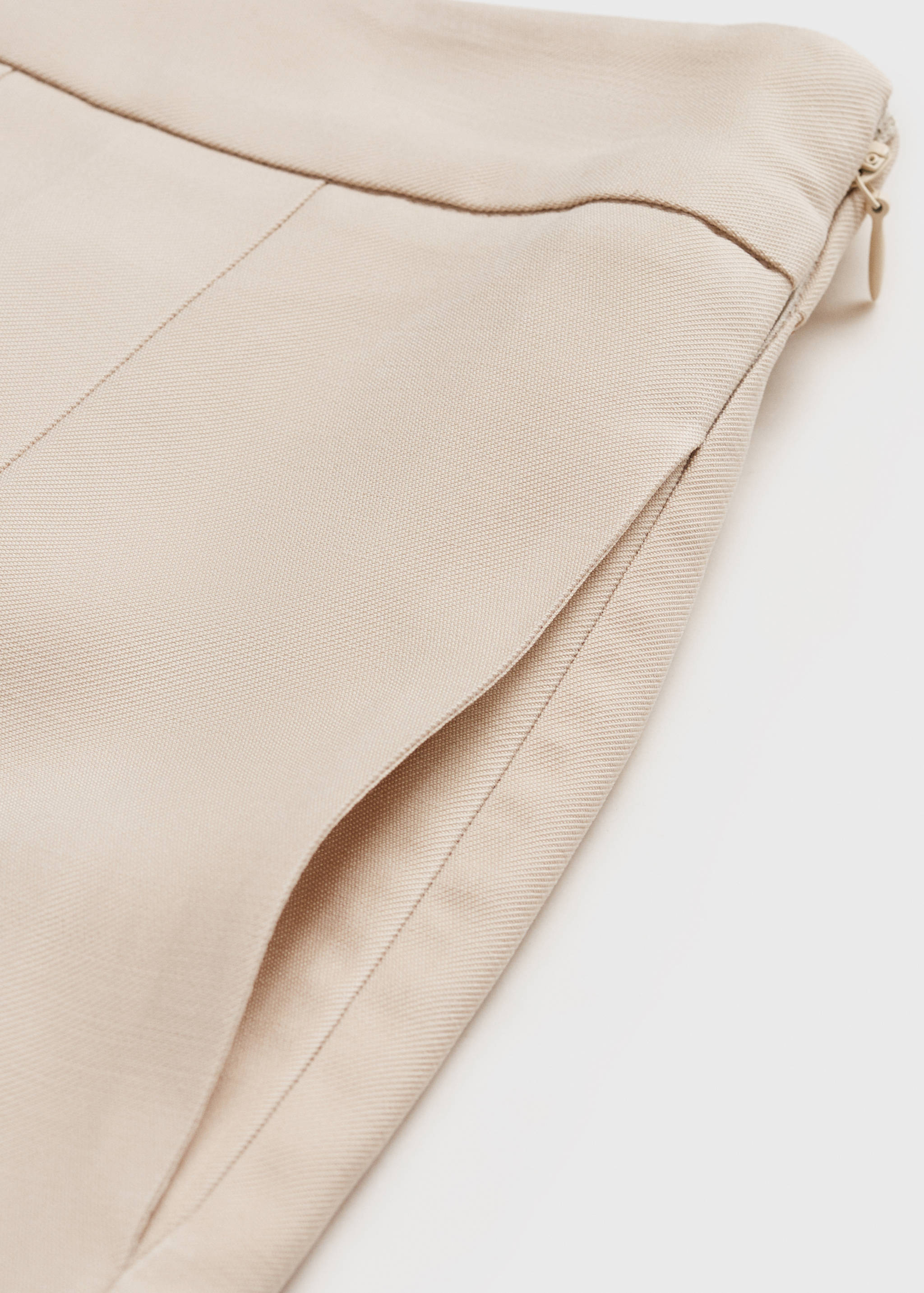 Pantaloni wide-leg cu pense - Detaliu al articolului 0
